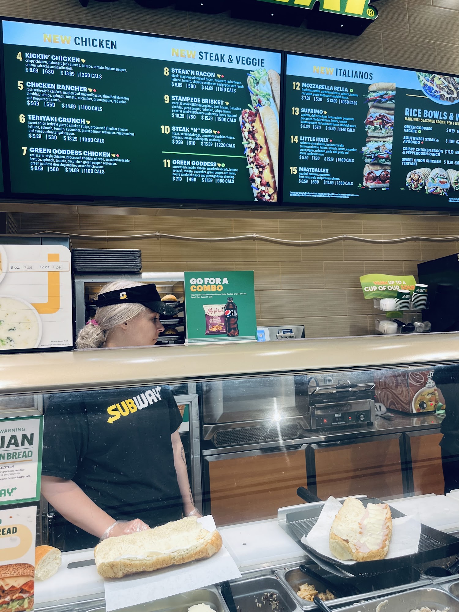 Subway Menu