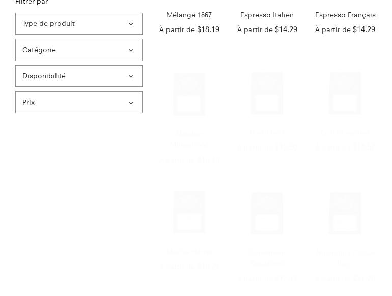 Brulerie Rousseau Menu