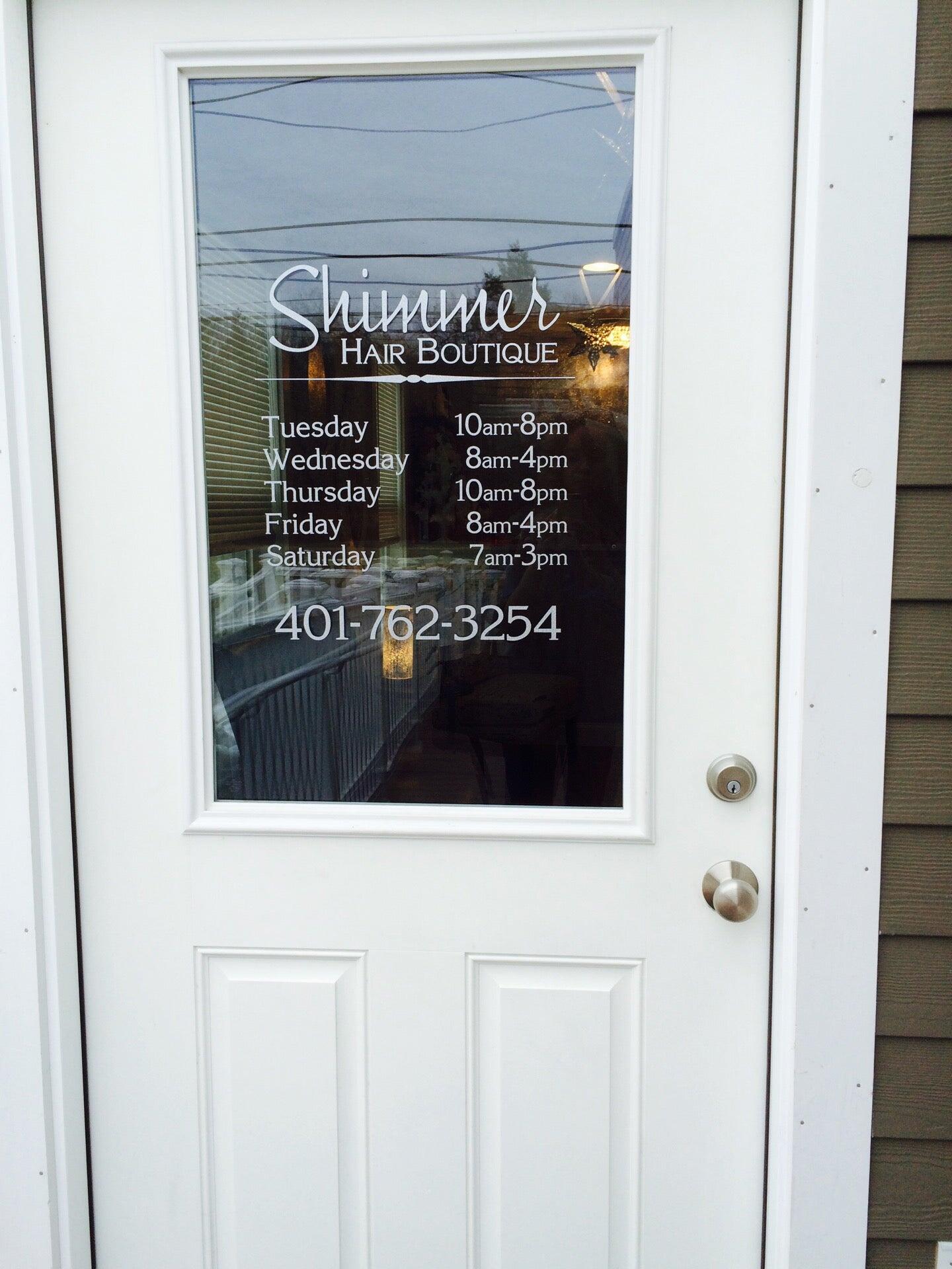 Shimmer Hair Boutique 706 St Paul St, North Smithfield Rhode Island 02896