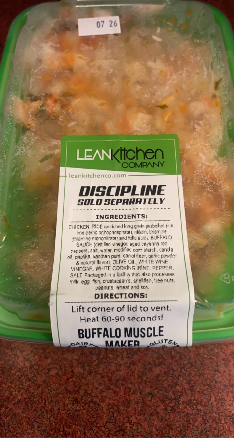 Lean Kitchen Co - Anderson Menu