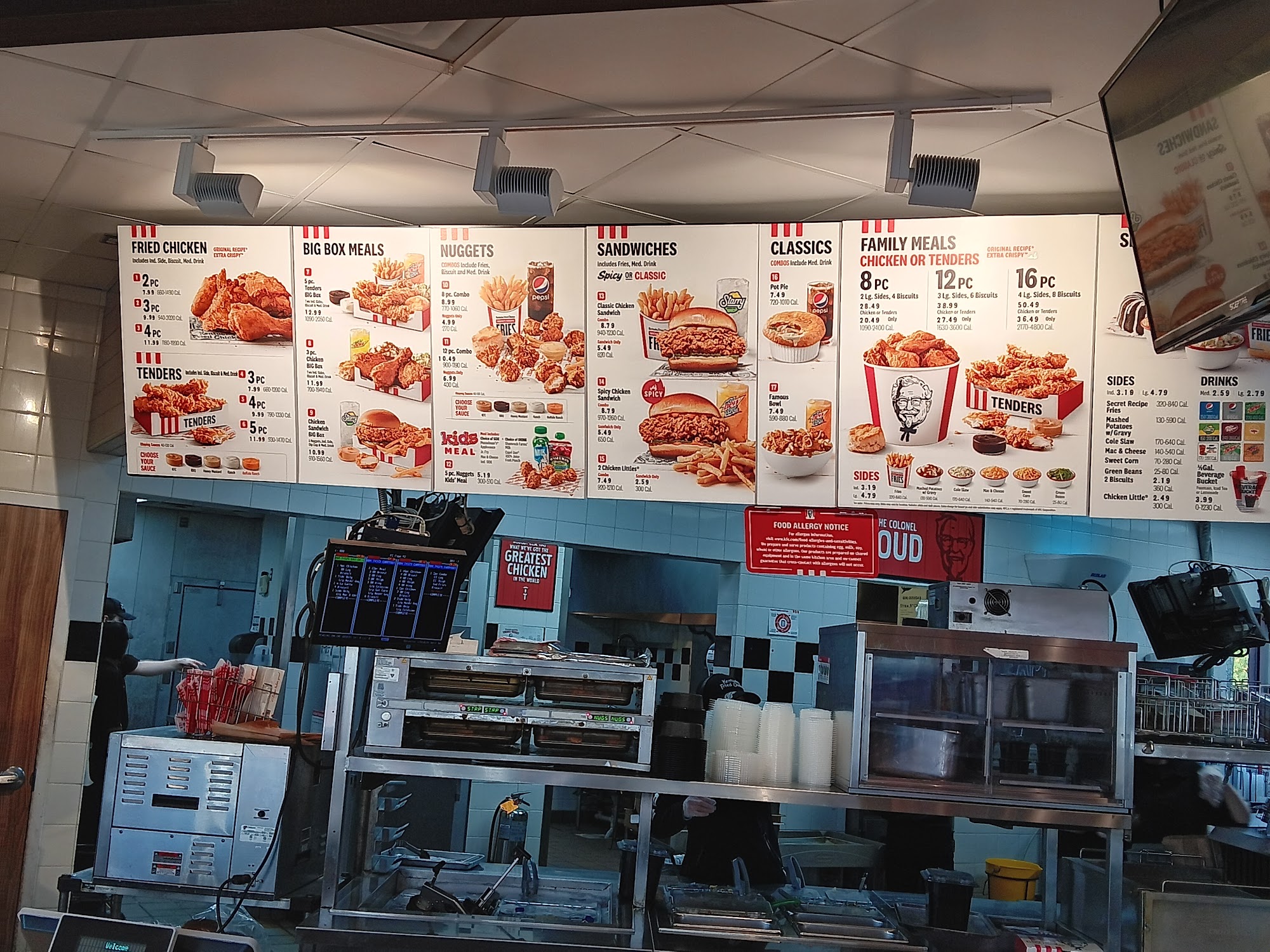 KFC Menu