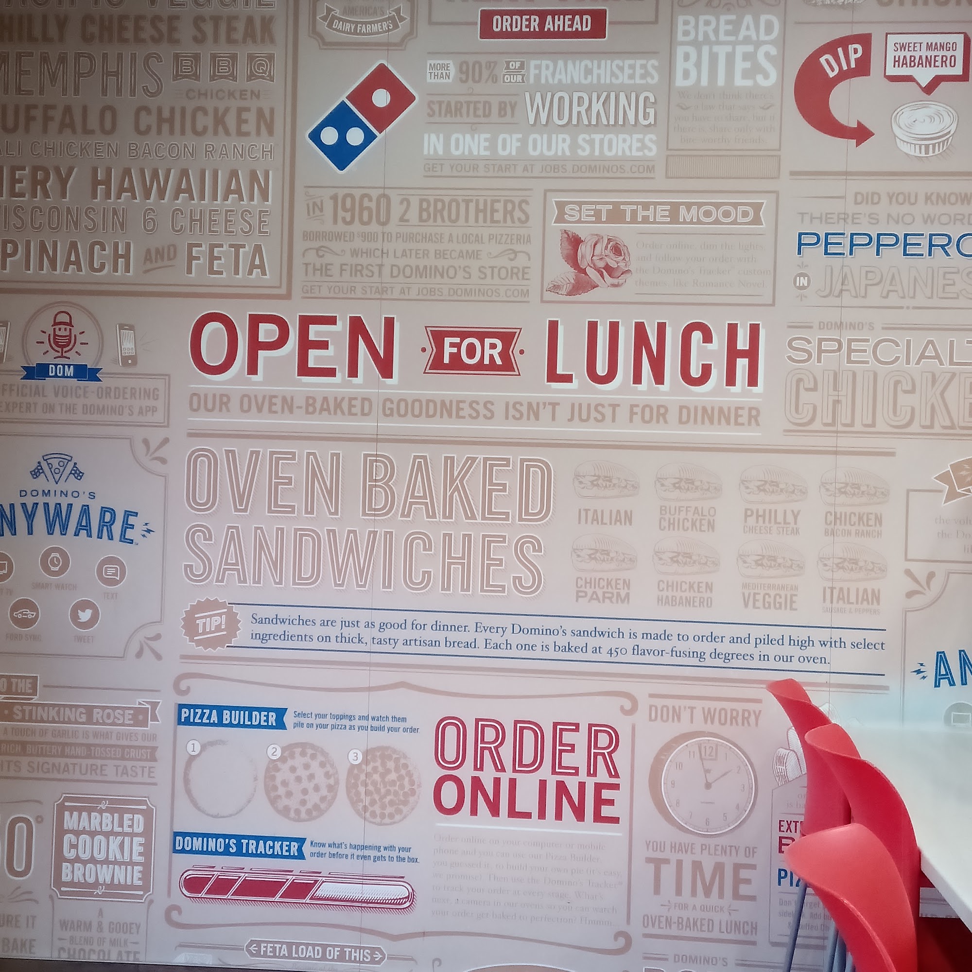 Domino's Pizza Menu
