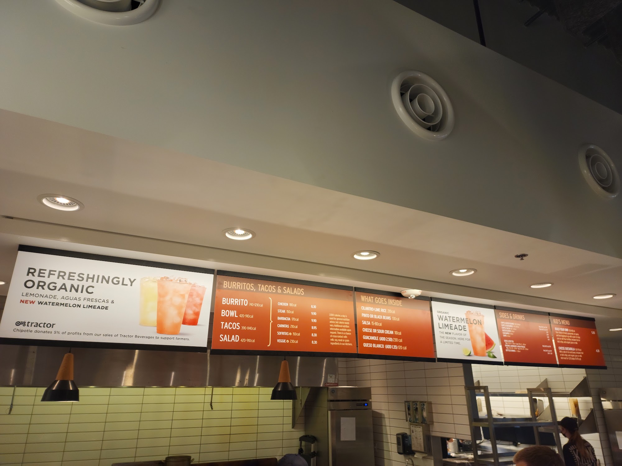 Chipotle Mexican Grill Menu