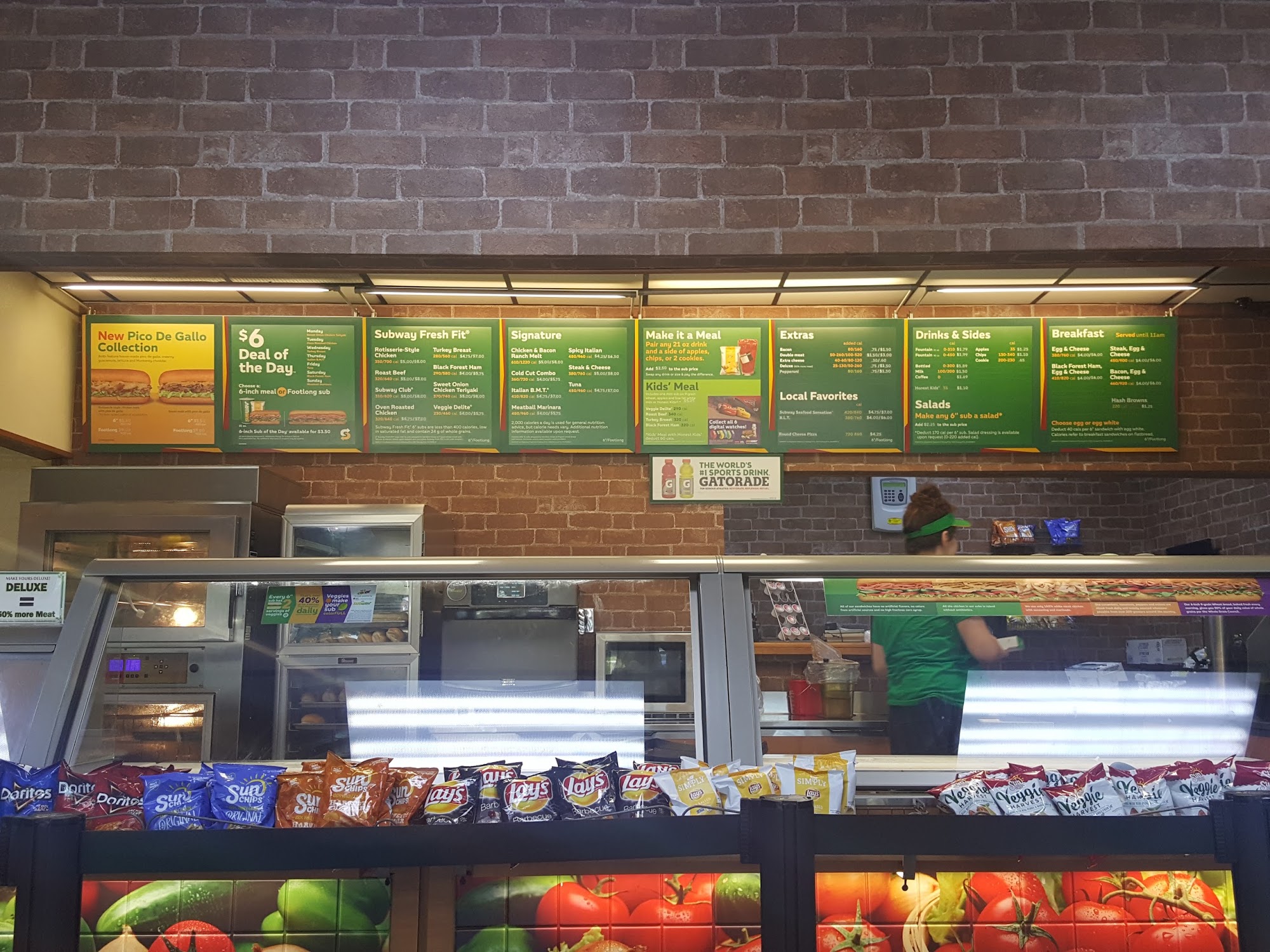 Subway Menu