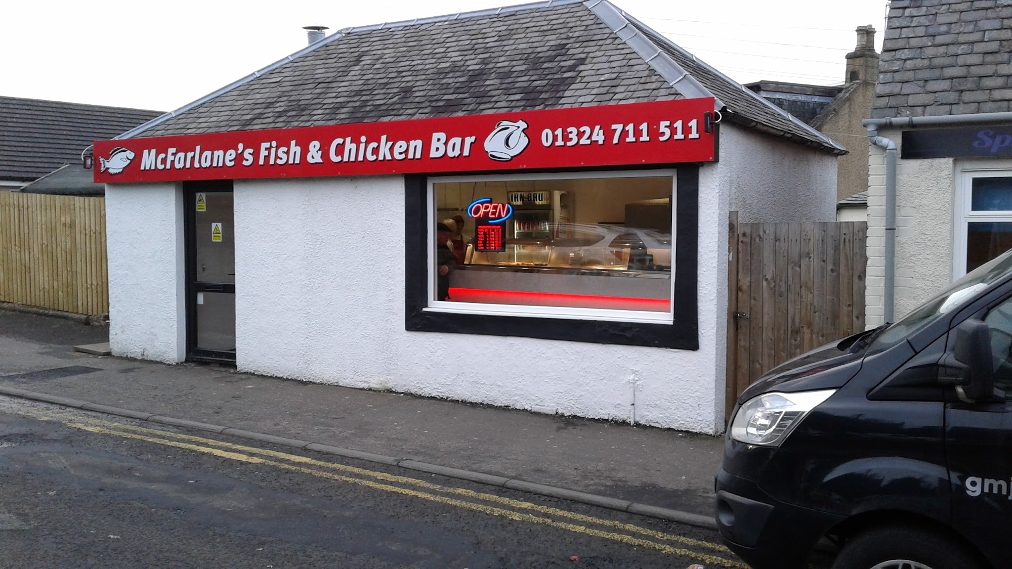 McFarlane's Fish and Chicken Bar 4 Waggon Rd, Brightons, Falkirk