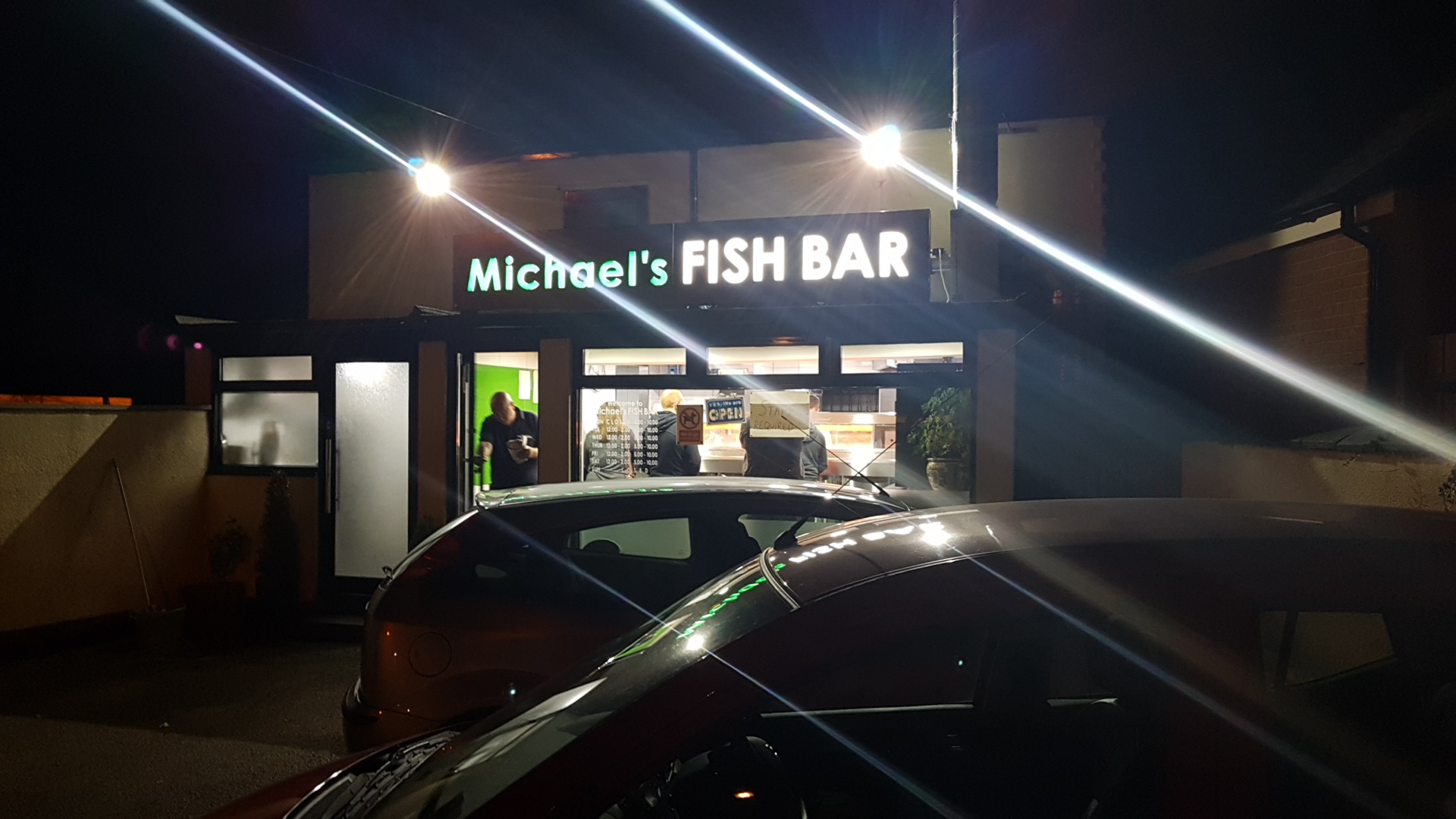 Michael's Fish Bar 18 The Grn, Handsacre, Rugeley