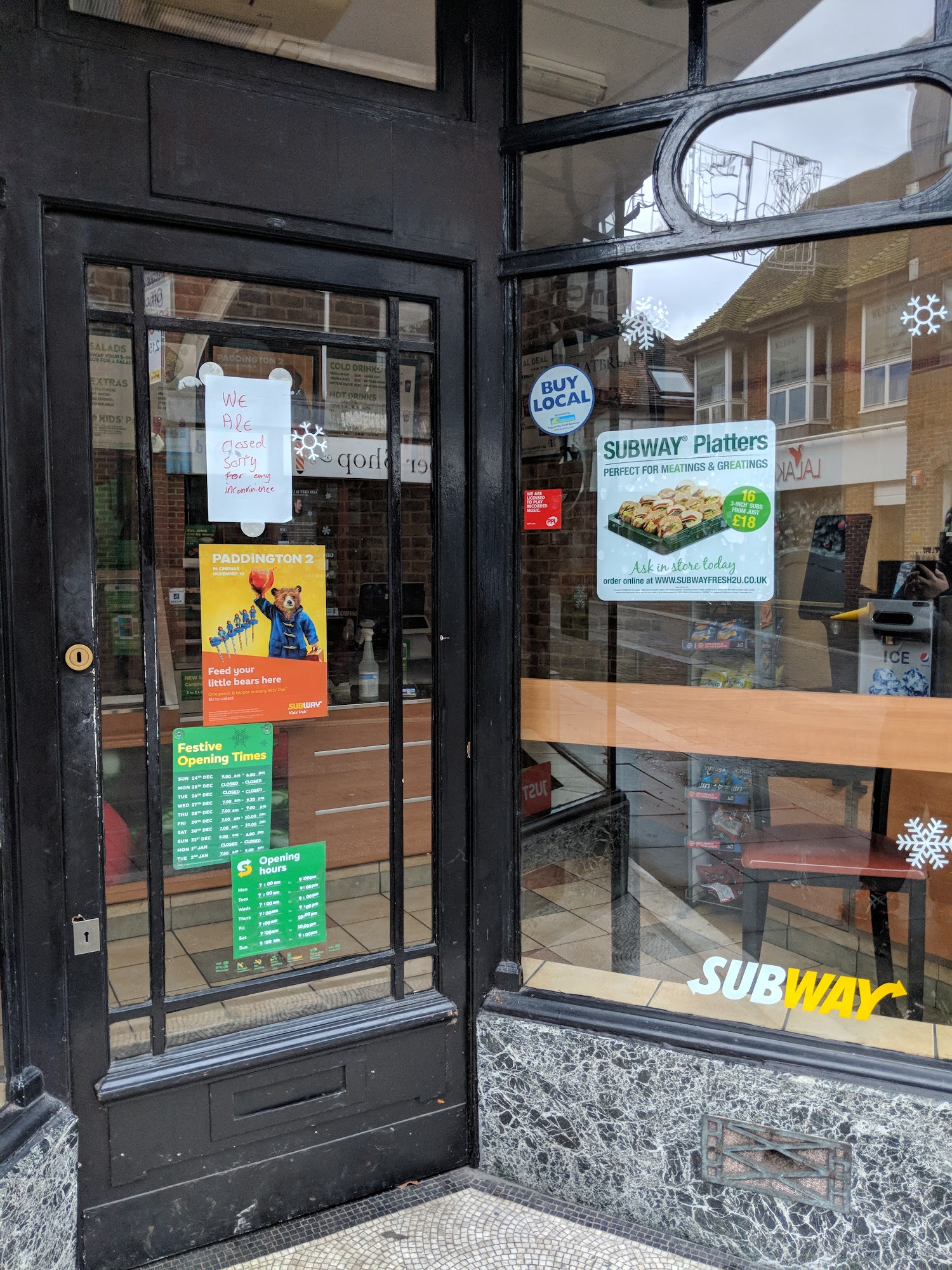 Subway 14 High St, Leatherhead