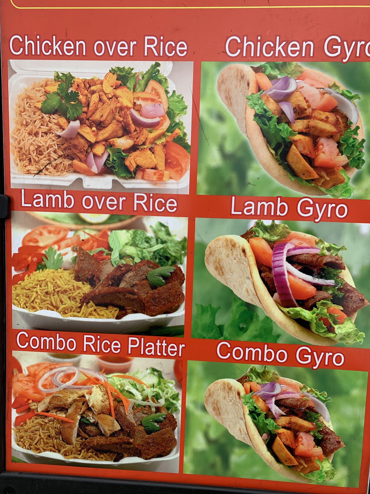 Philip Gyros Menu
