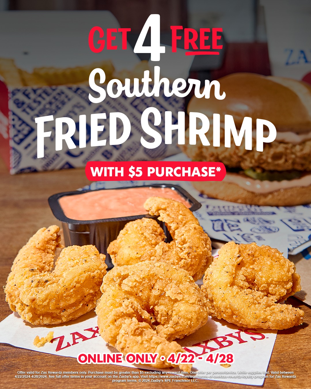 Zaxbys Chicken Fingers & Buffalo Wings Menu