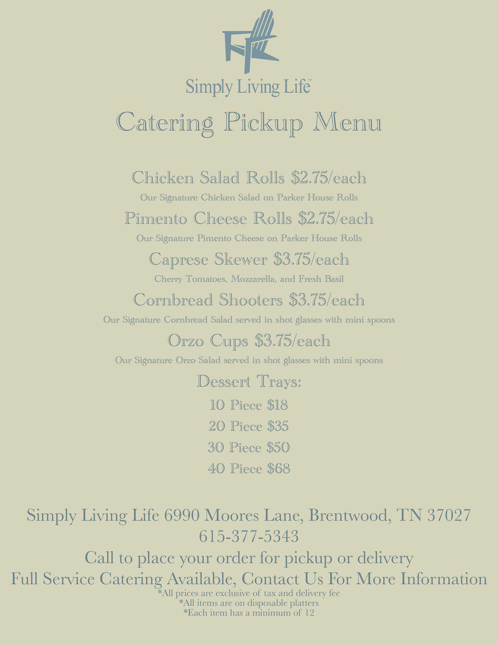 Simply Living Life, Franklin - Menu, Reviews - Restaurantji