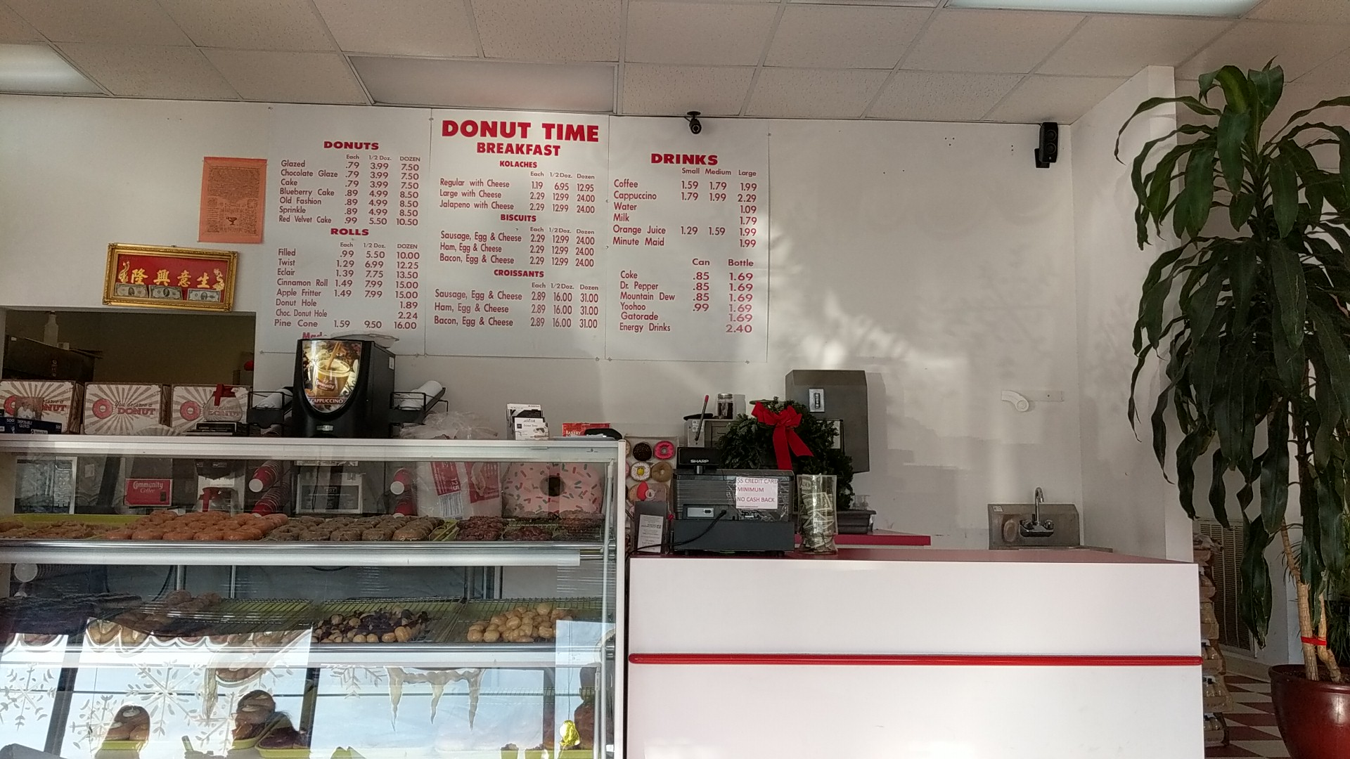 Donut Time Menu