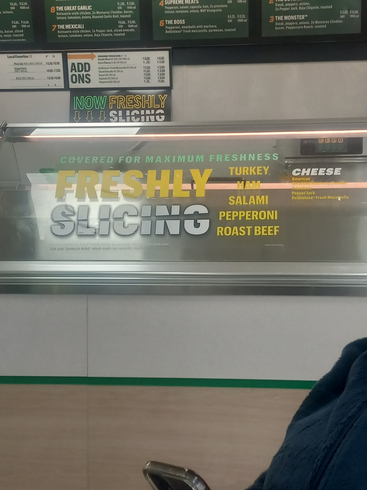 Subway Menu