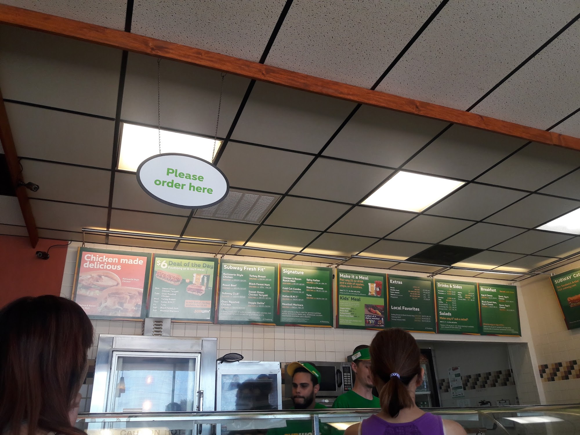 Subway Menu