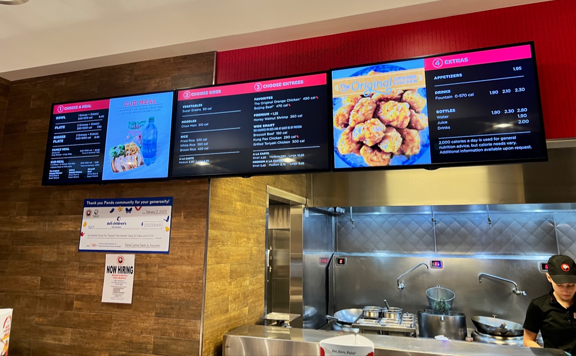 Panda Express Menu