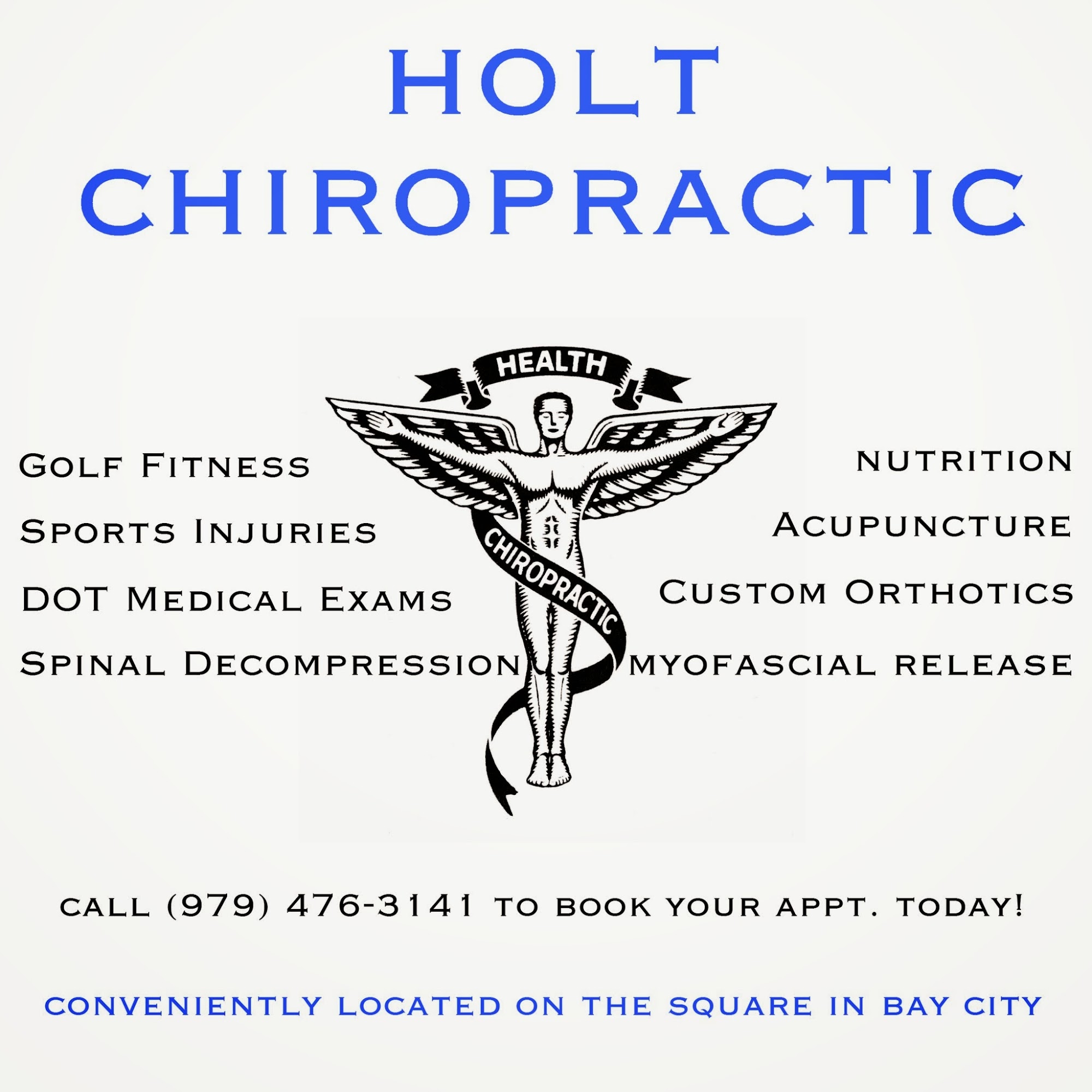 Holt Chiropractic 2212 8th St, Bay City Texas 77414