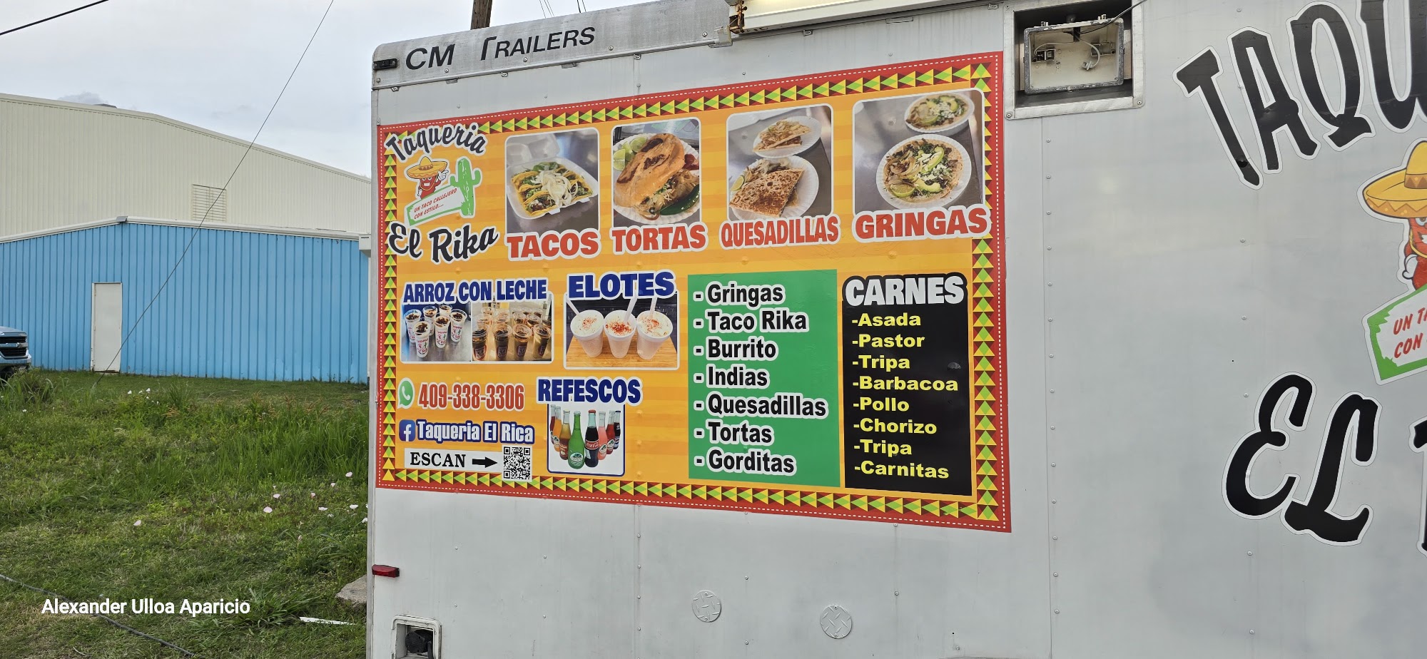 Taqueria el rika Menu