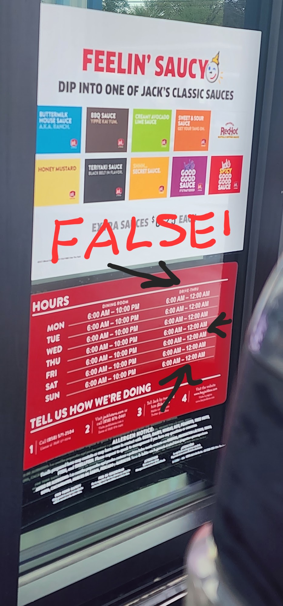 Jack in the Box Menu