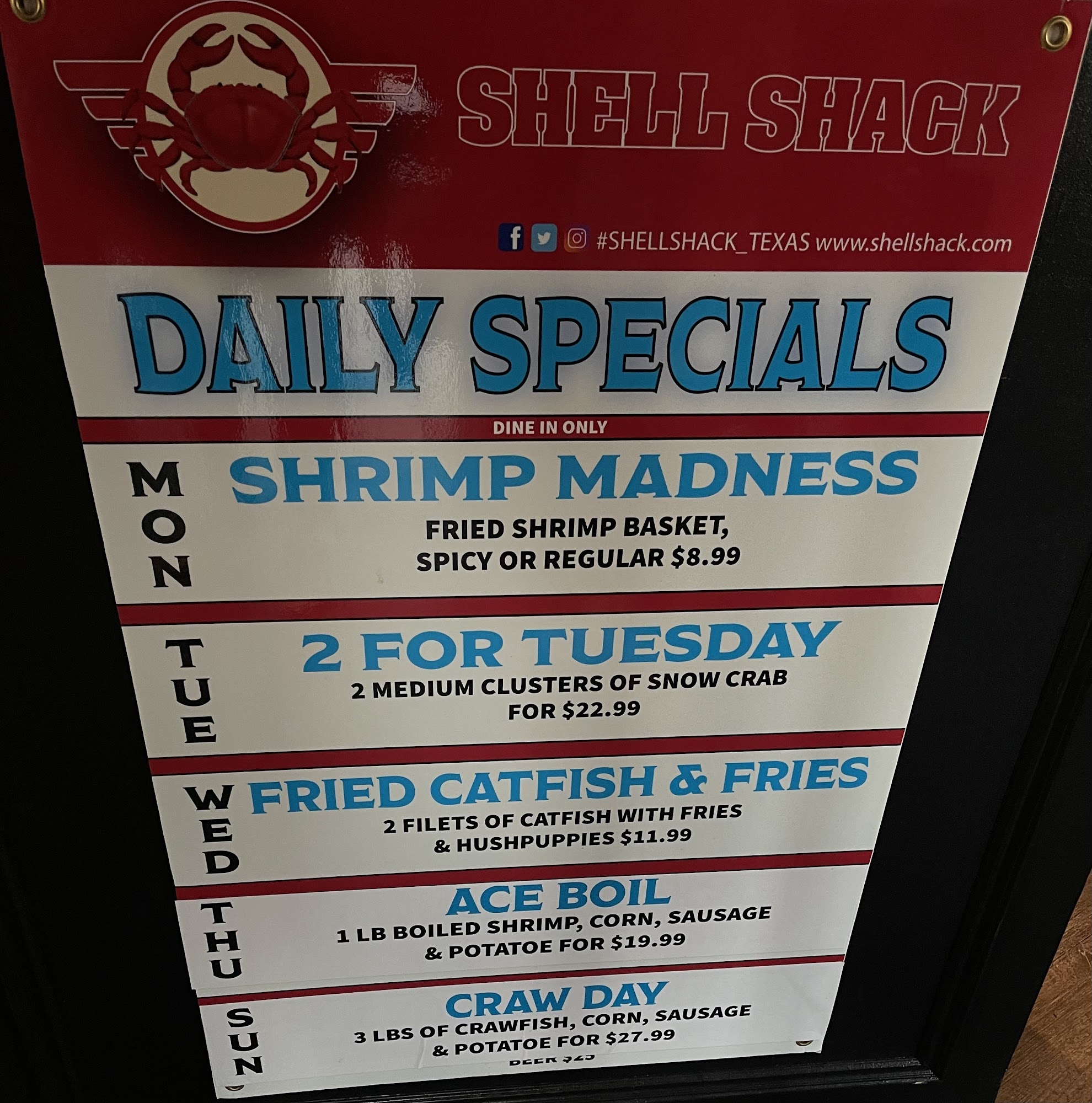 Shell Shack Dallas Menu Reviews 567 Photos 98 Restaurantji