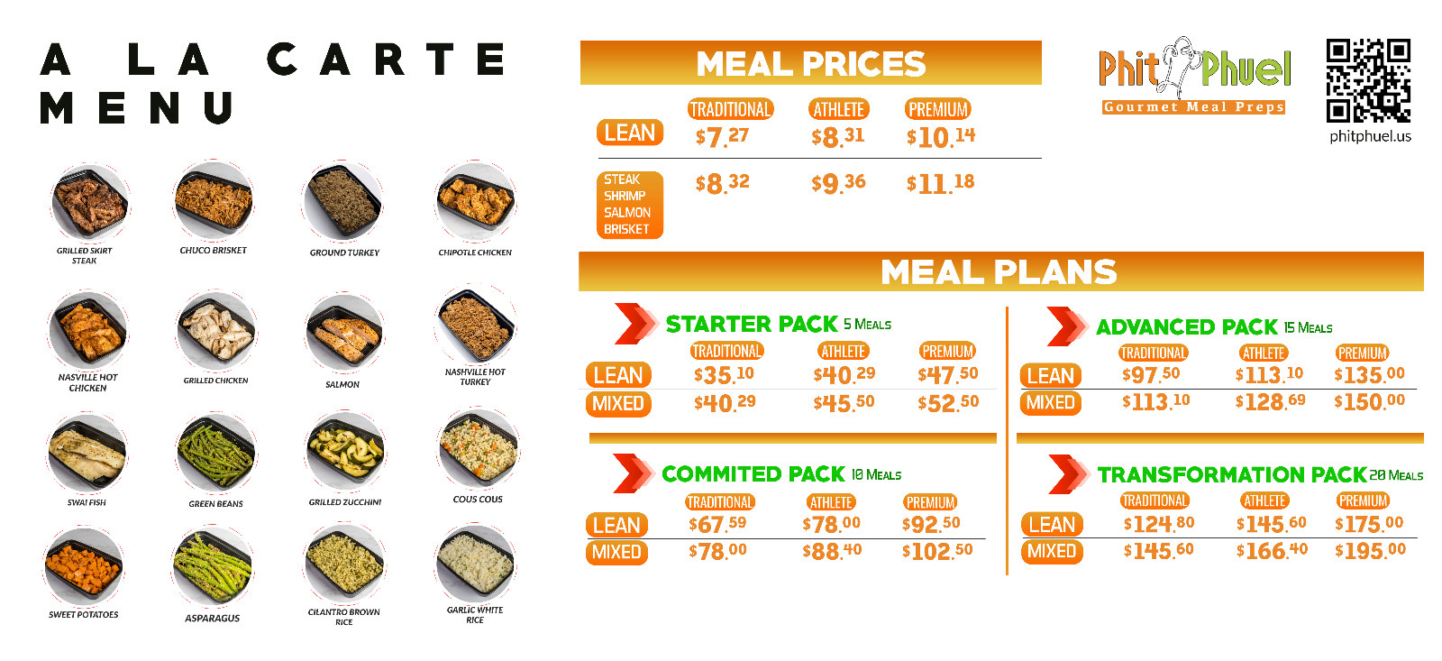 Phit Phuel Far East Menu