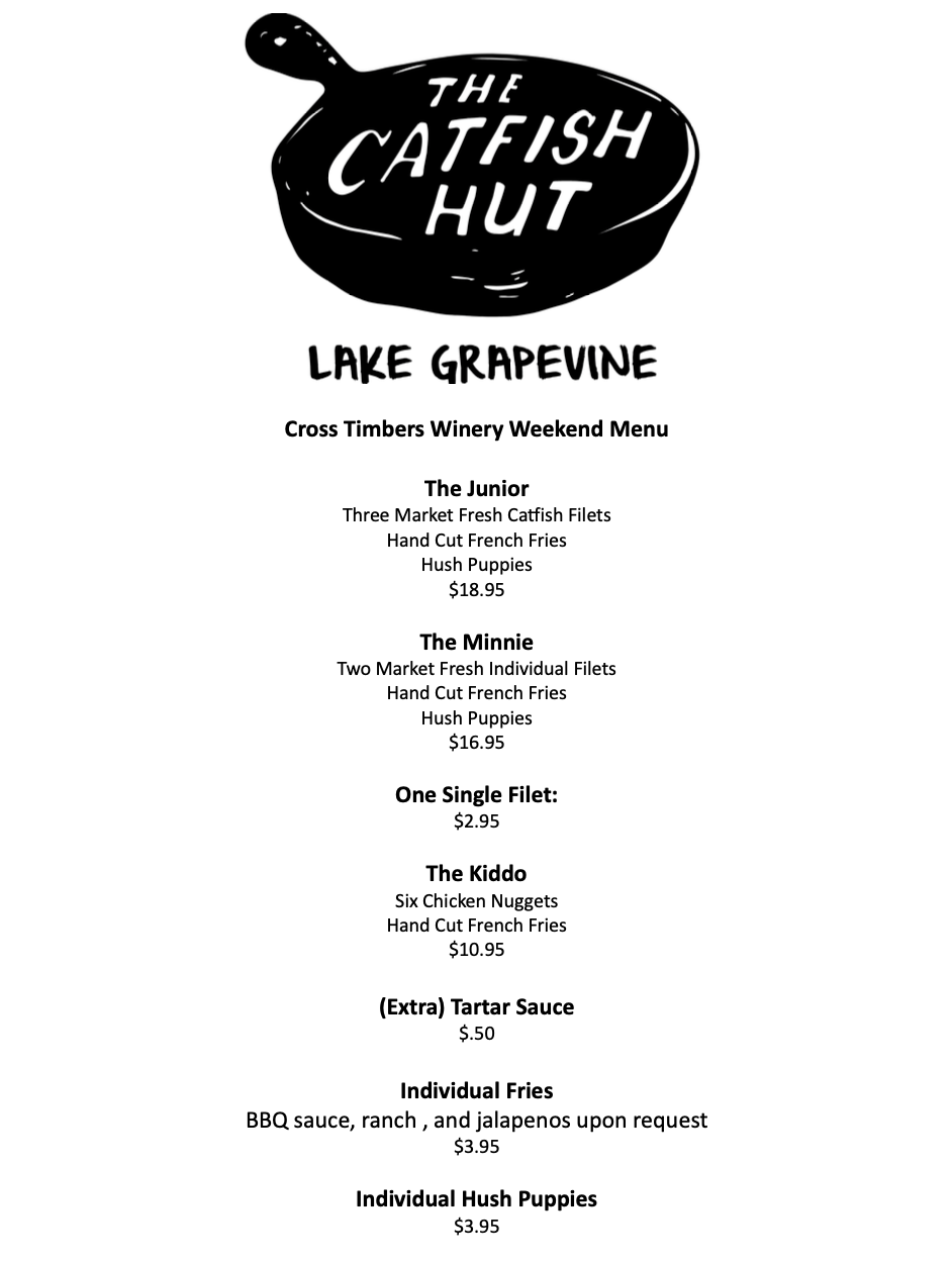 The Catfish Hut Menu