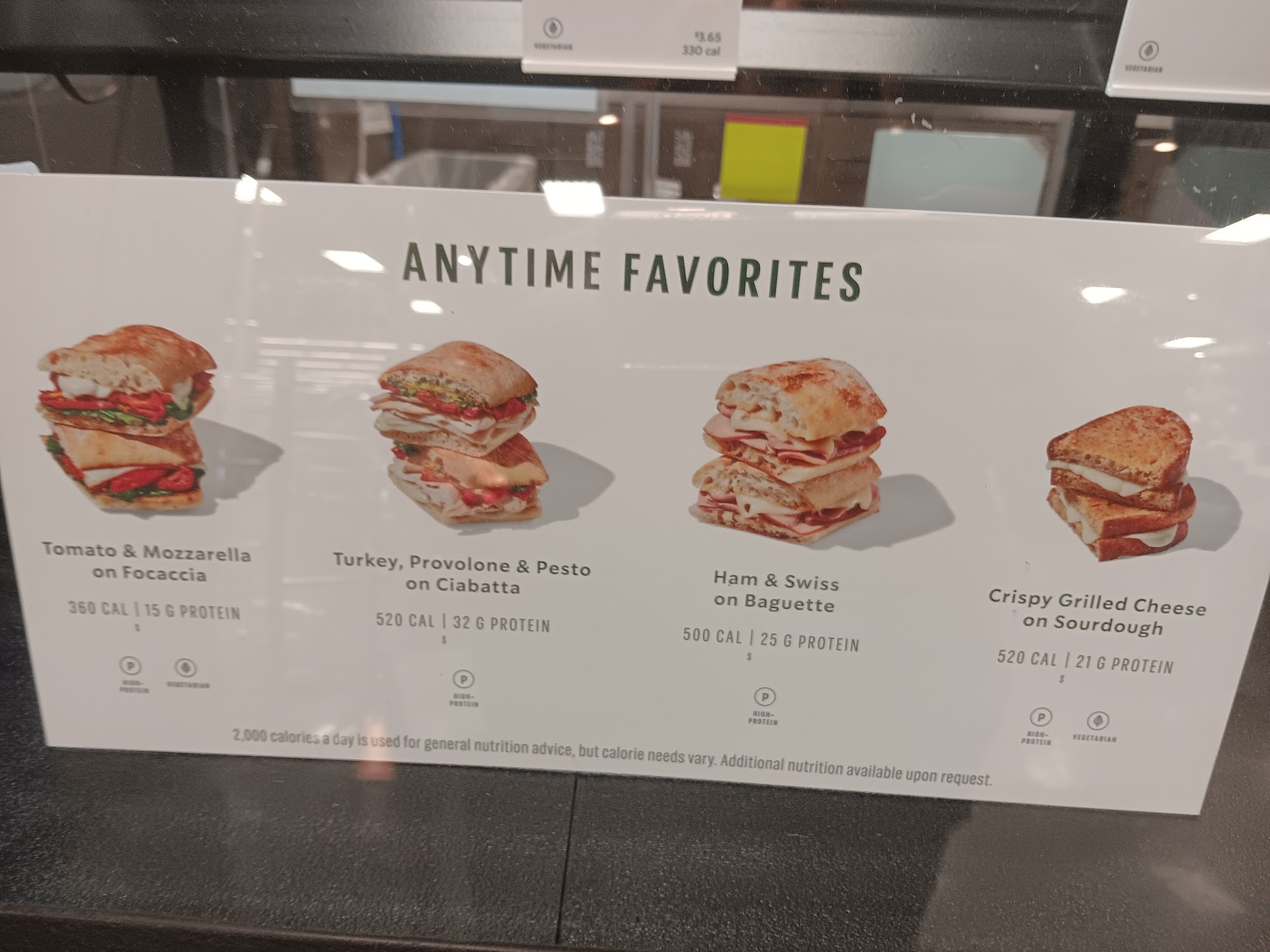 Starbucks Menu