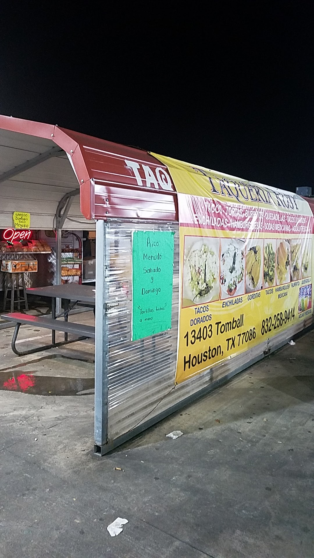 Taqueria Rosy (Food Truck) Menu
