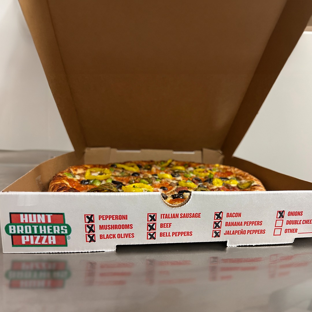 Hunts brother pizza Menu