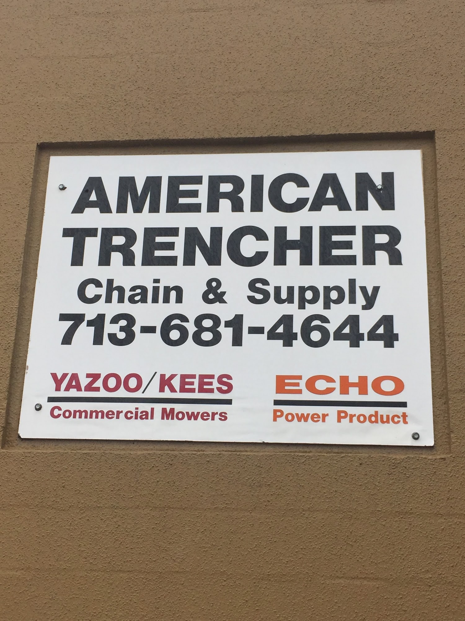 American Trencher Chain & Supply