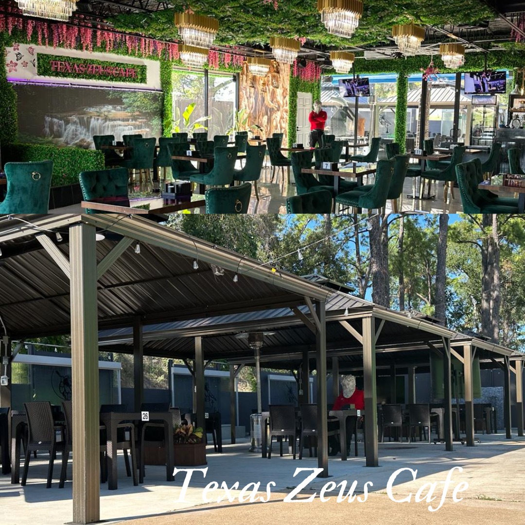 Texas Zeus Cafe Hookah Lounge/Halal/Cafe/Restaurant/Pool Table