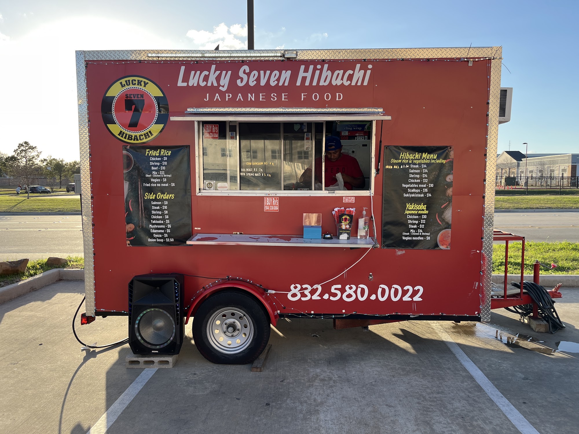 Menu at Hibachi Japanese Food Truck restaurant, Rogers