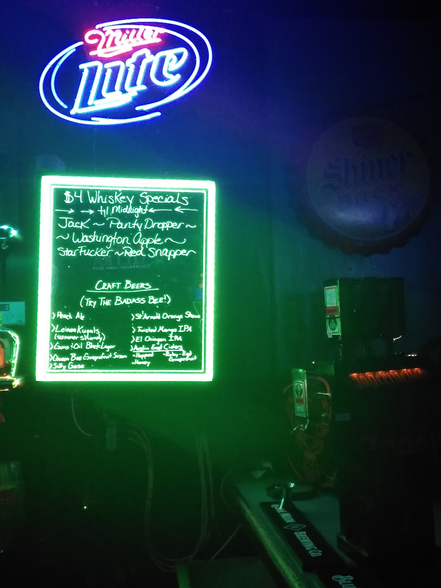 The Cold Brew Rock Bar Menu