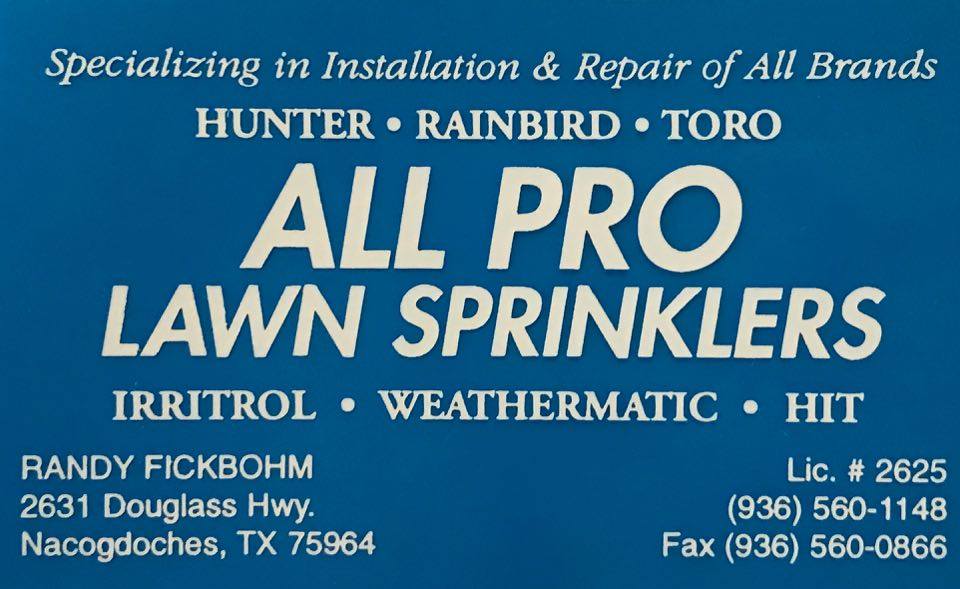 All-Pro Lawn Sprinklers