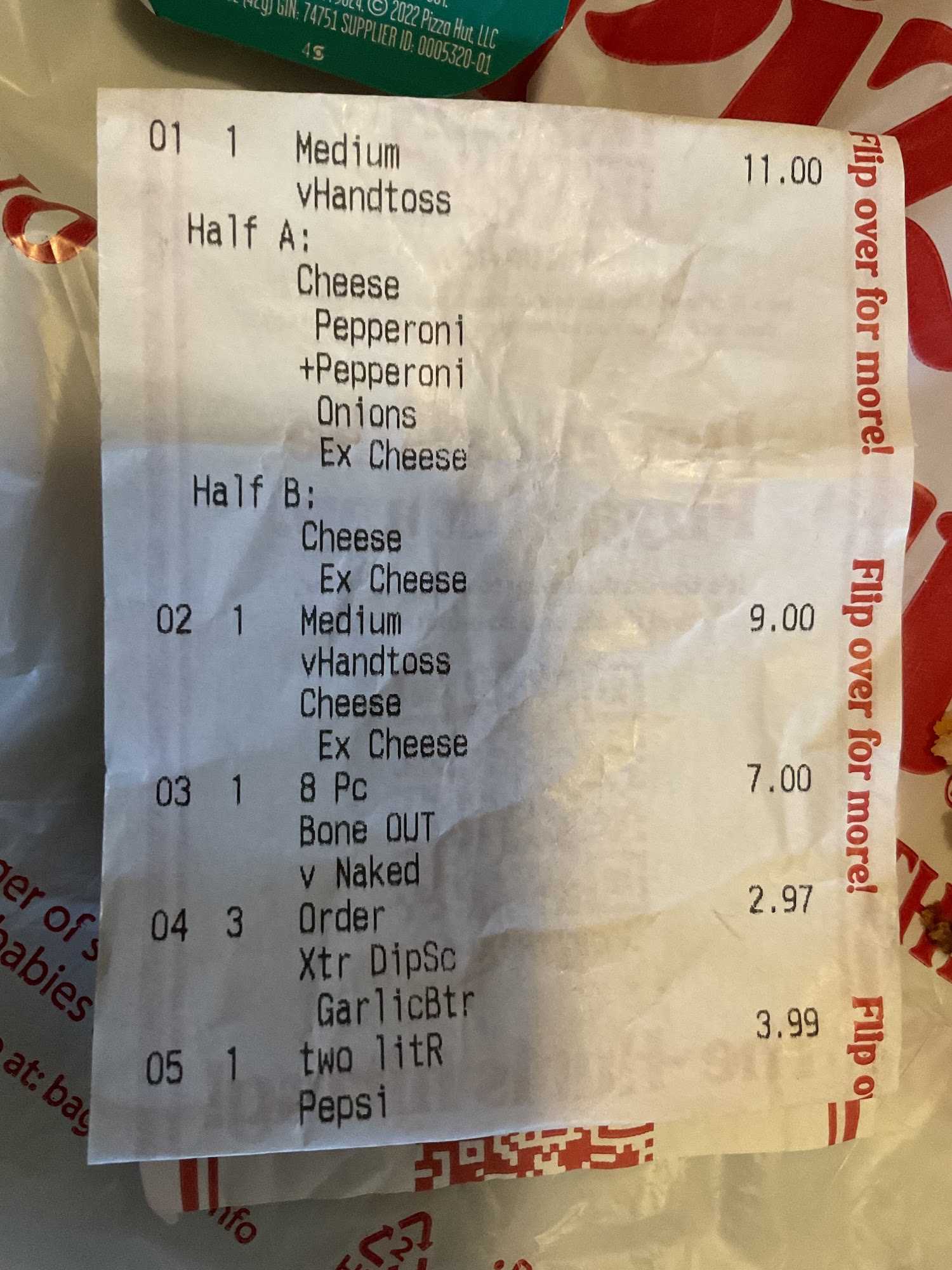 Pizza Hut Menu