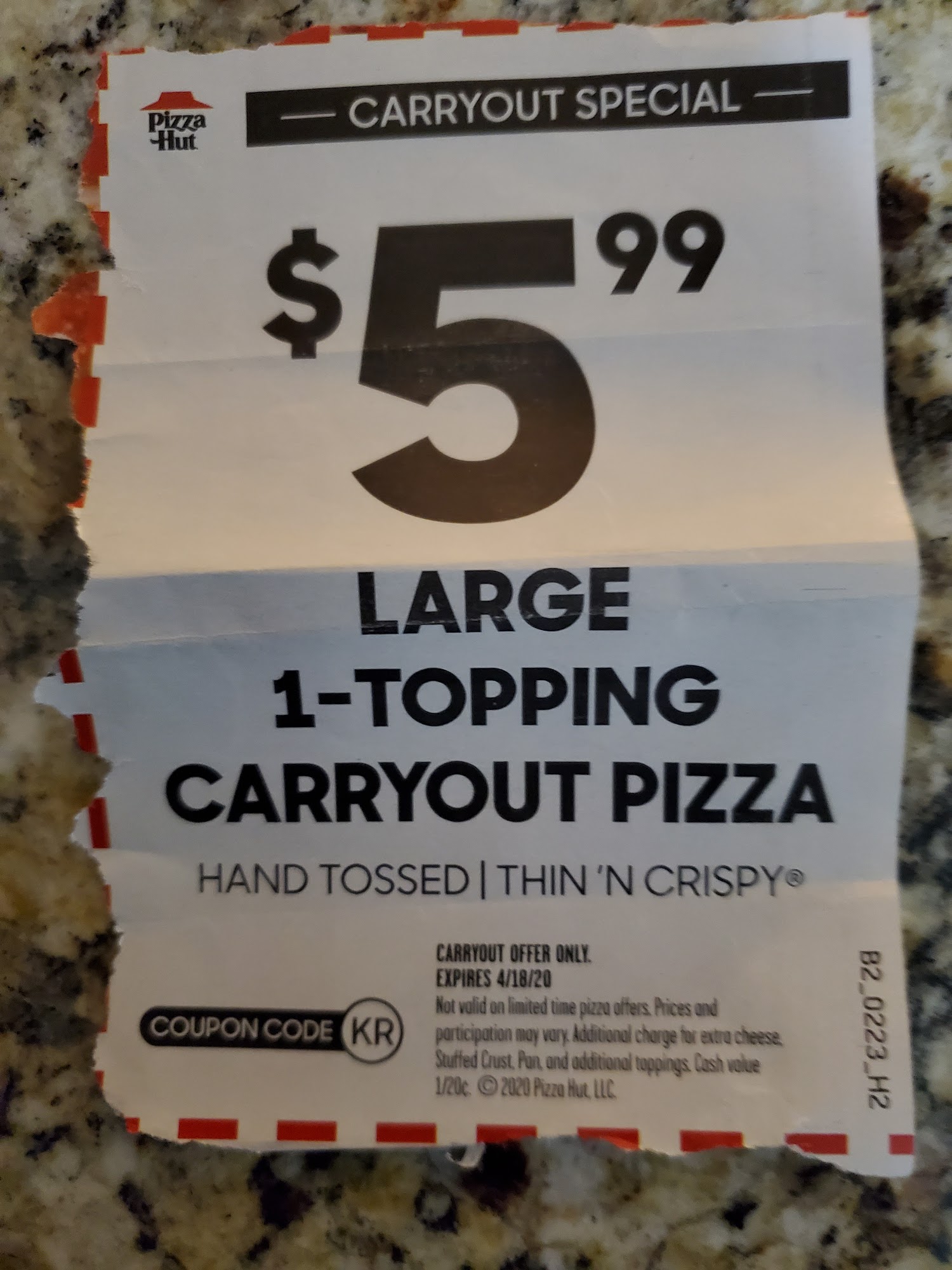 Pizza Hut Menu