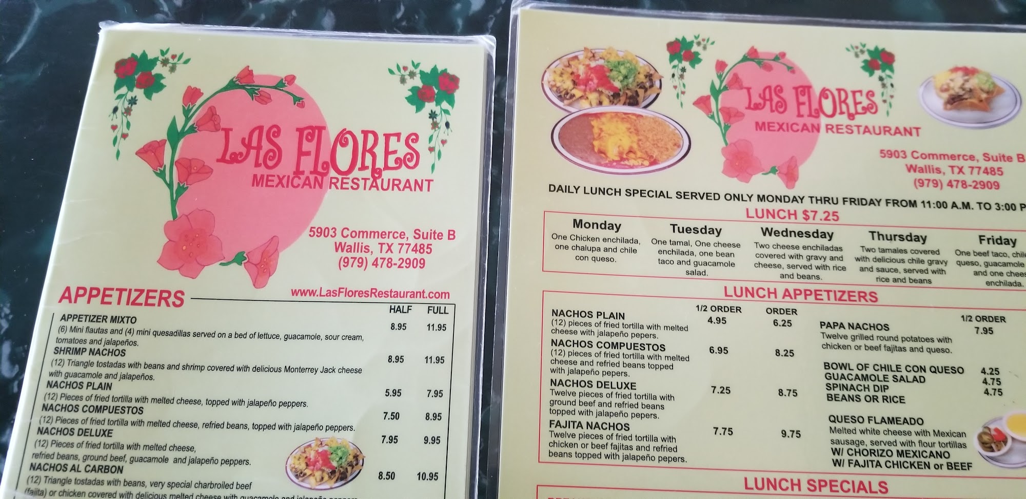 Las Flores Mexican Restaurant Inc, Wallis - Menu, Reviews (112), Photos