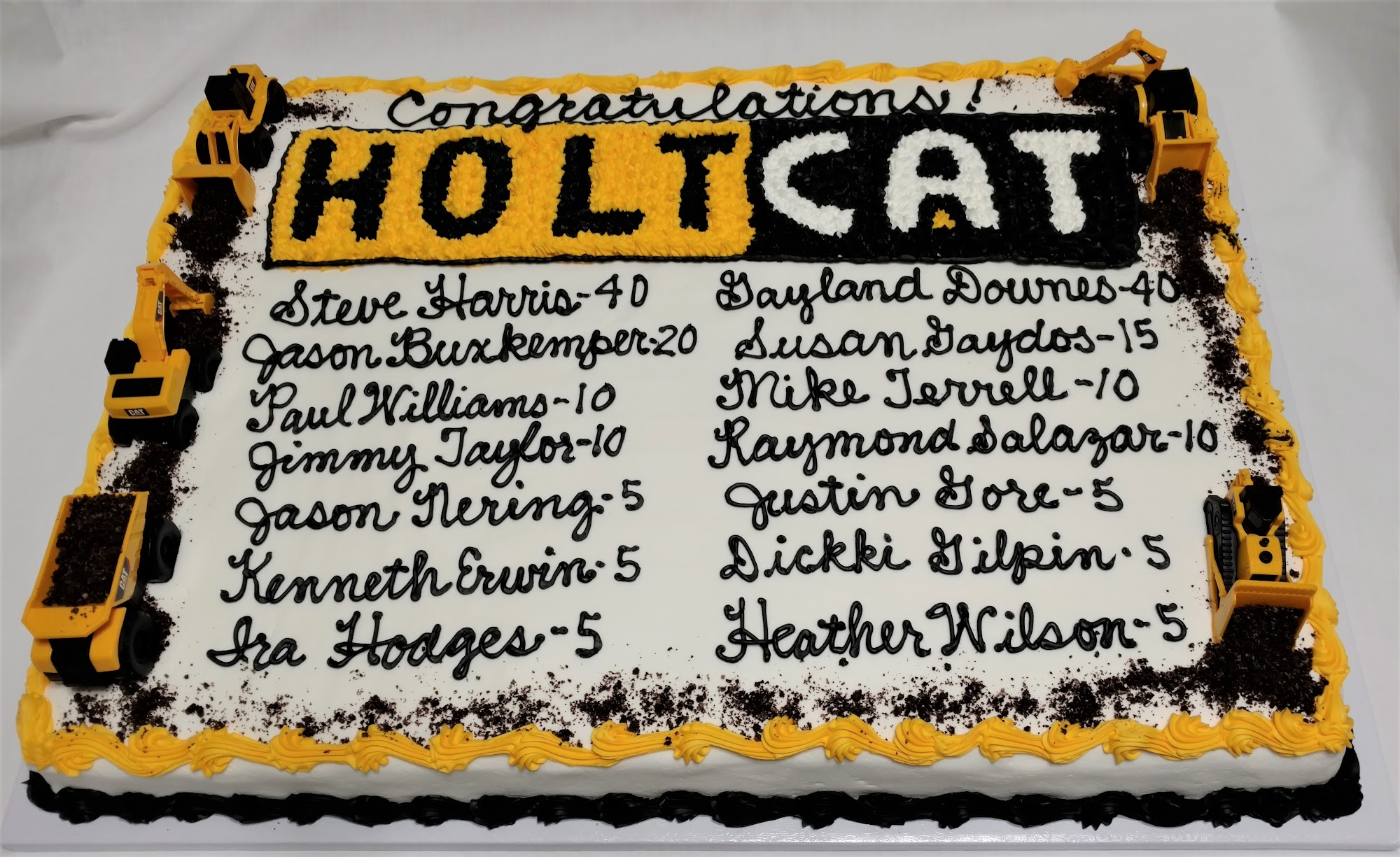 Patsy's Bake Shop Menu