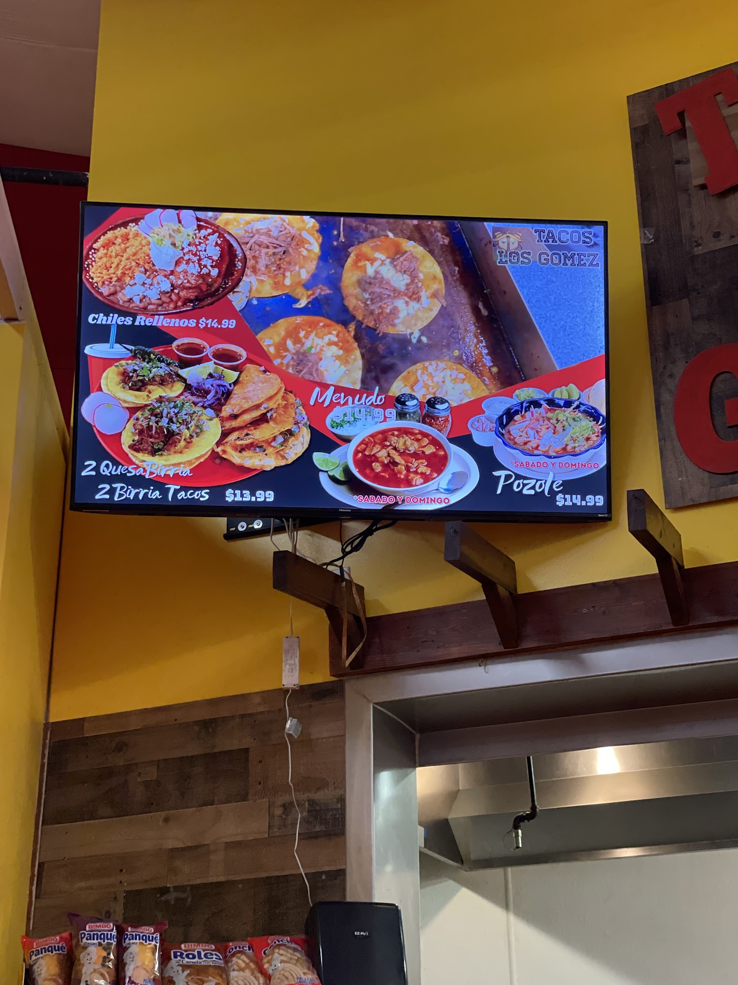 Tacos Los Gomez Menu