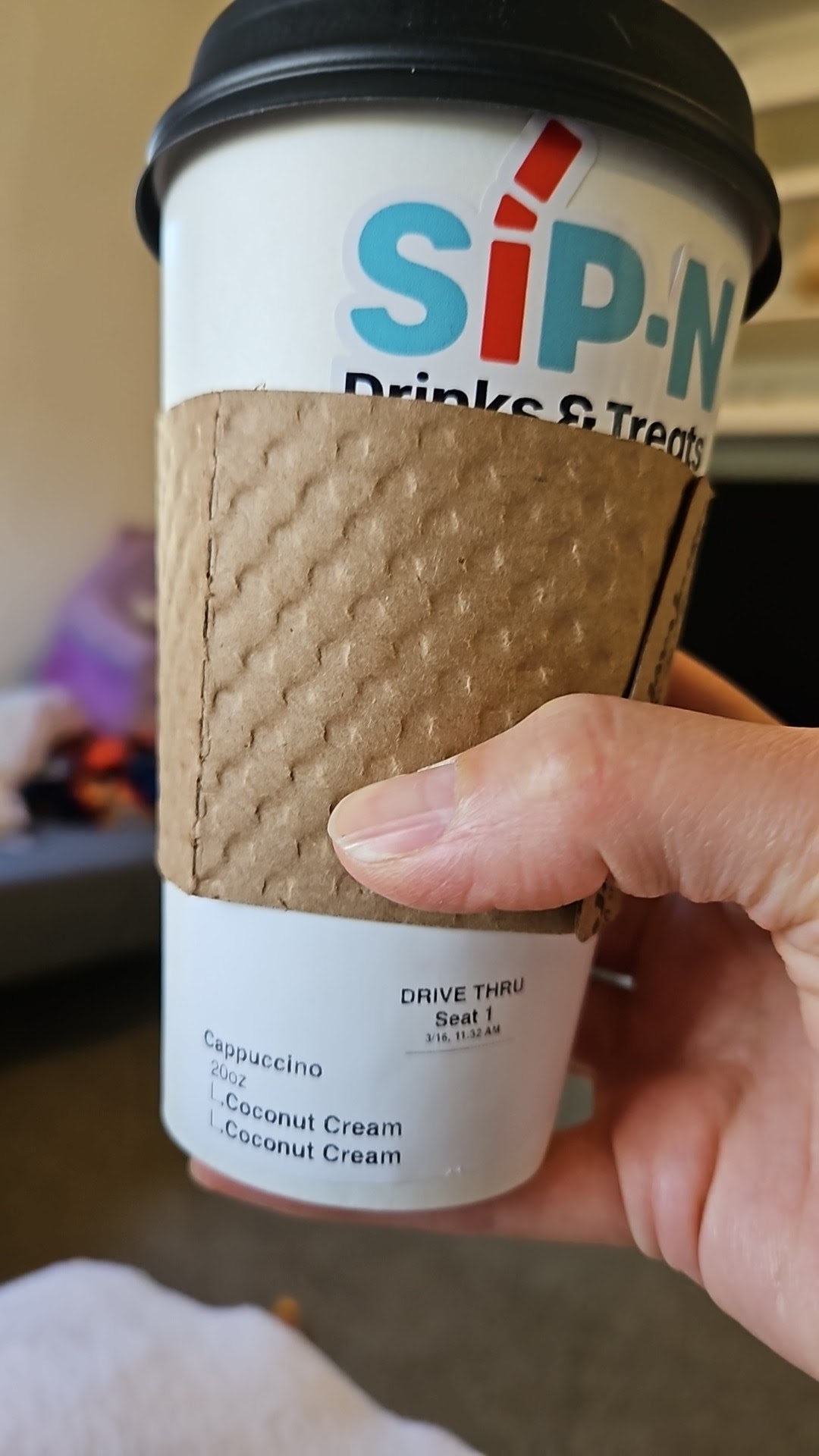 Sip-N Drinks & Treats Menu