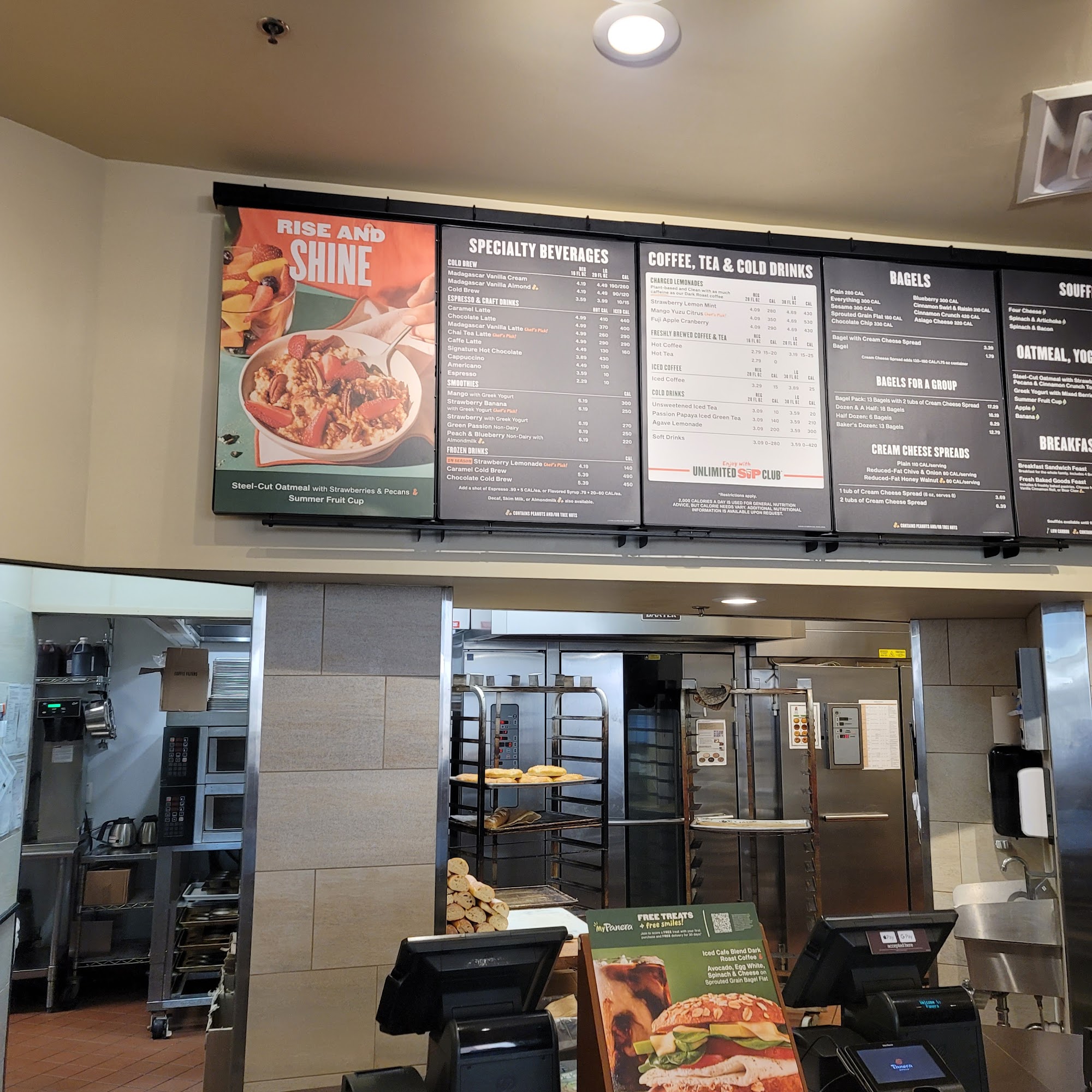 Panera Bread Menu