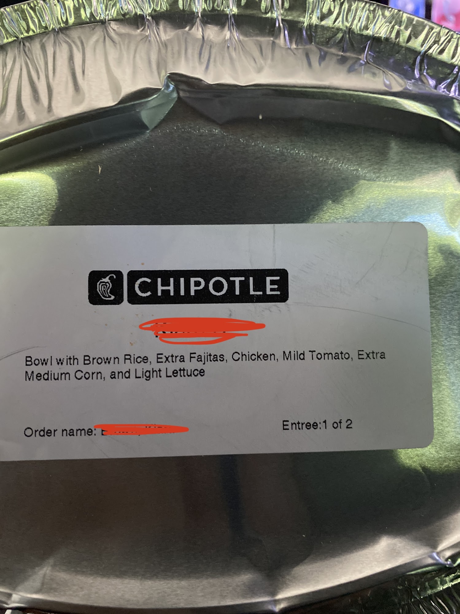 Chipotle Mexican Grill Menu
