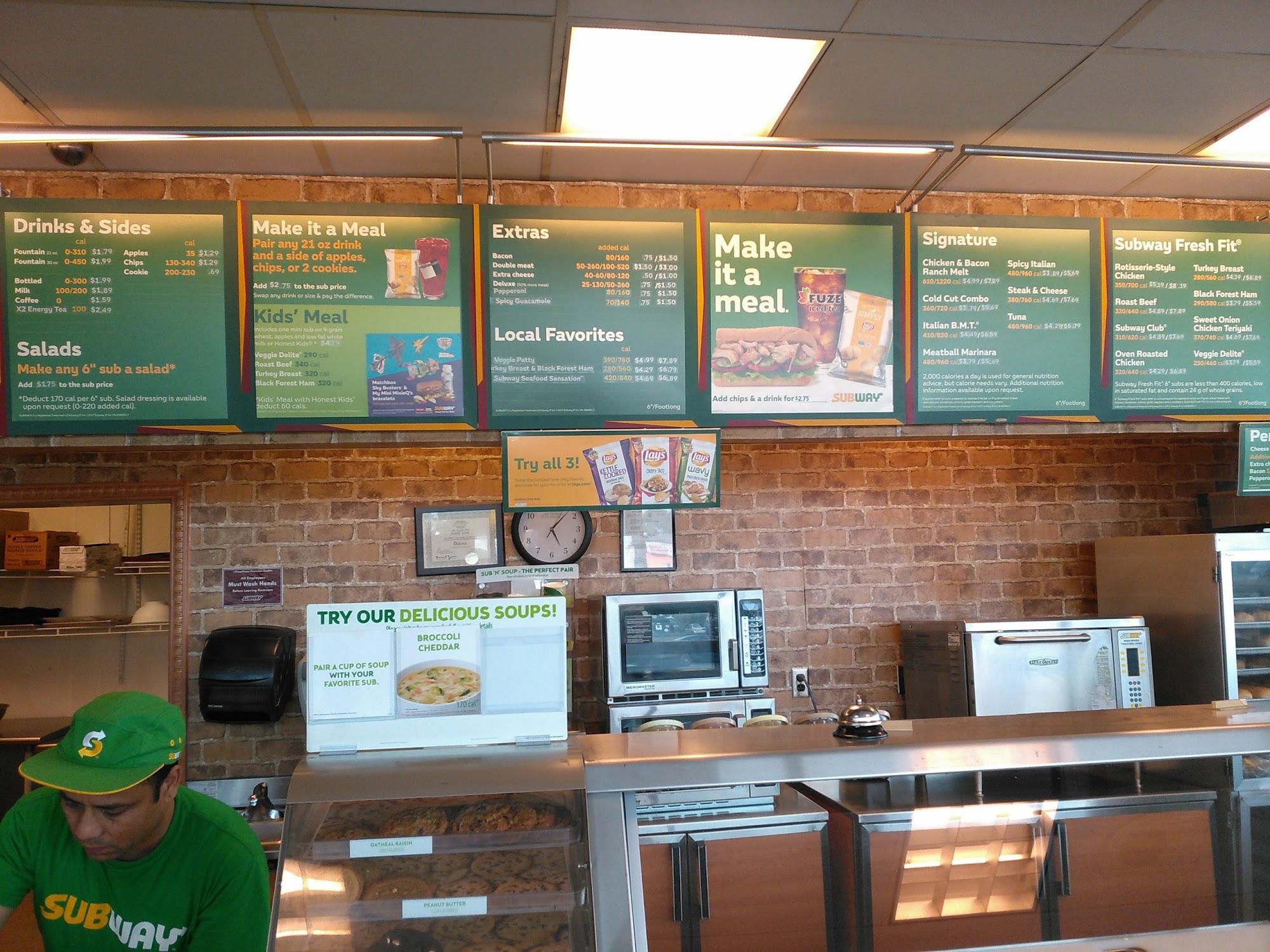 Subway Menu