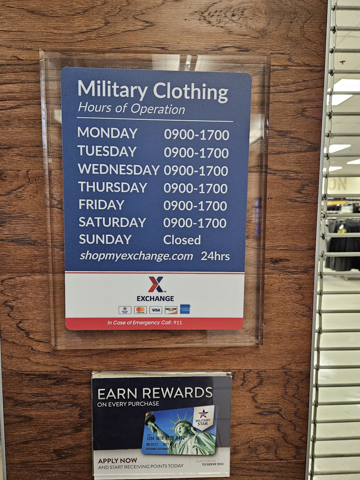 Fort Eustis Military Clothing Sales Store