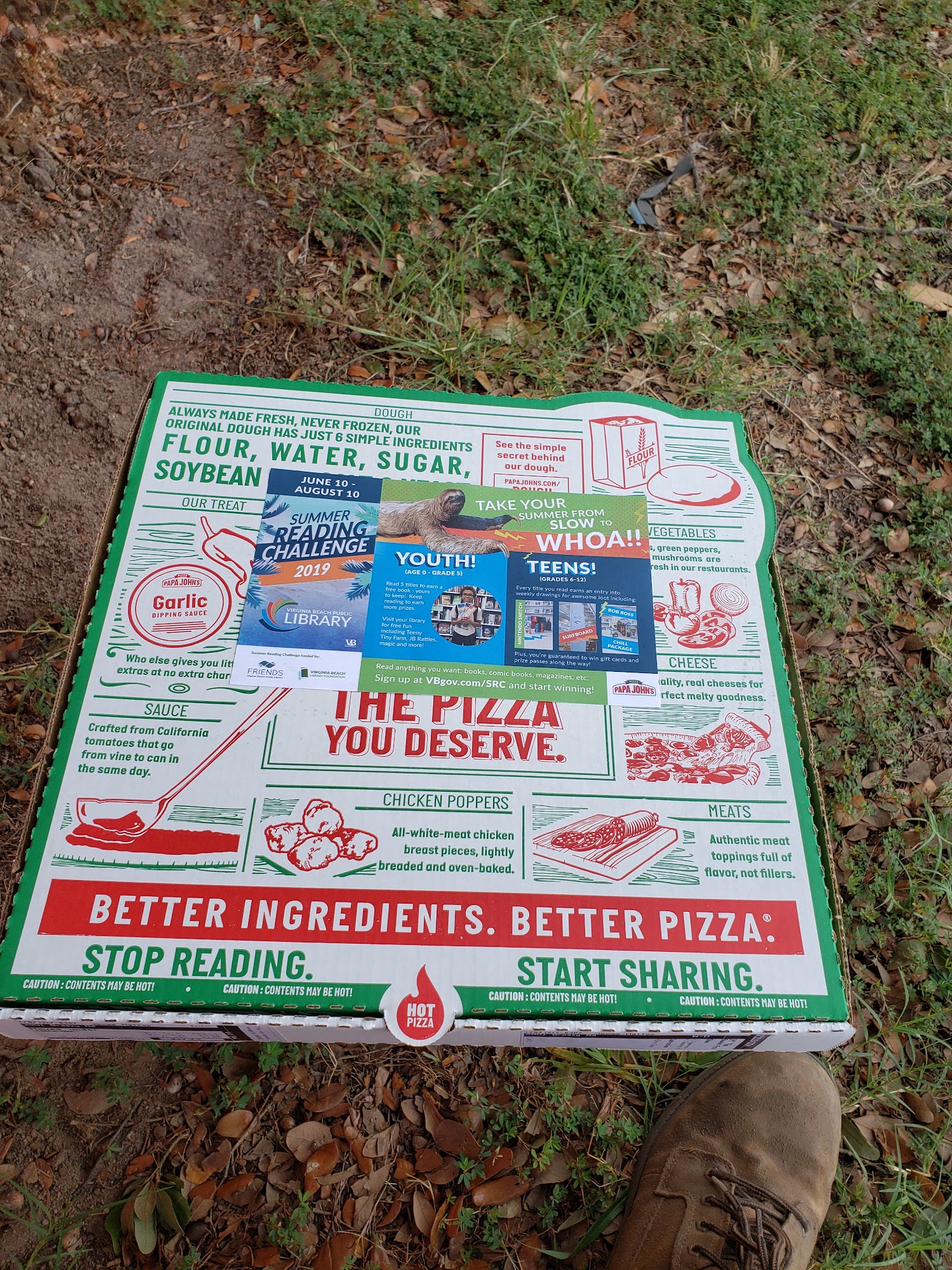 Papa Johns Pizza Menu