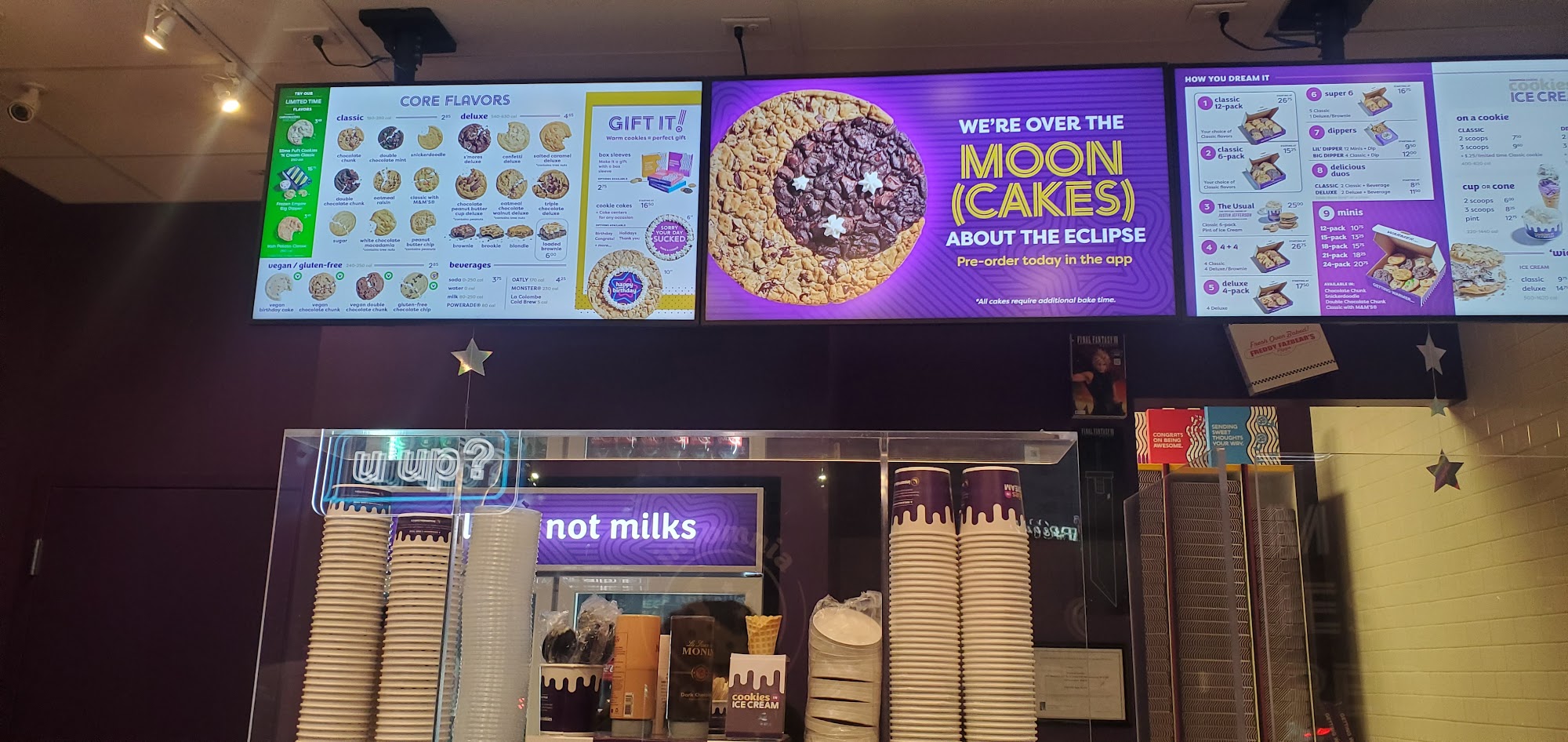 Insomnia Cookies Menu