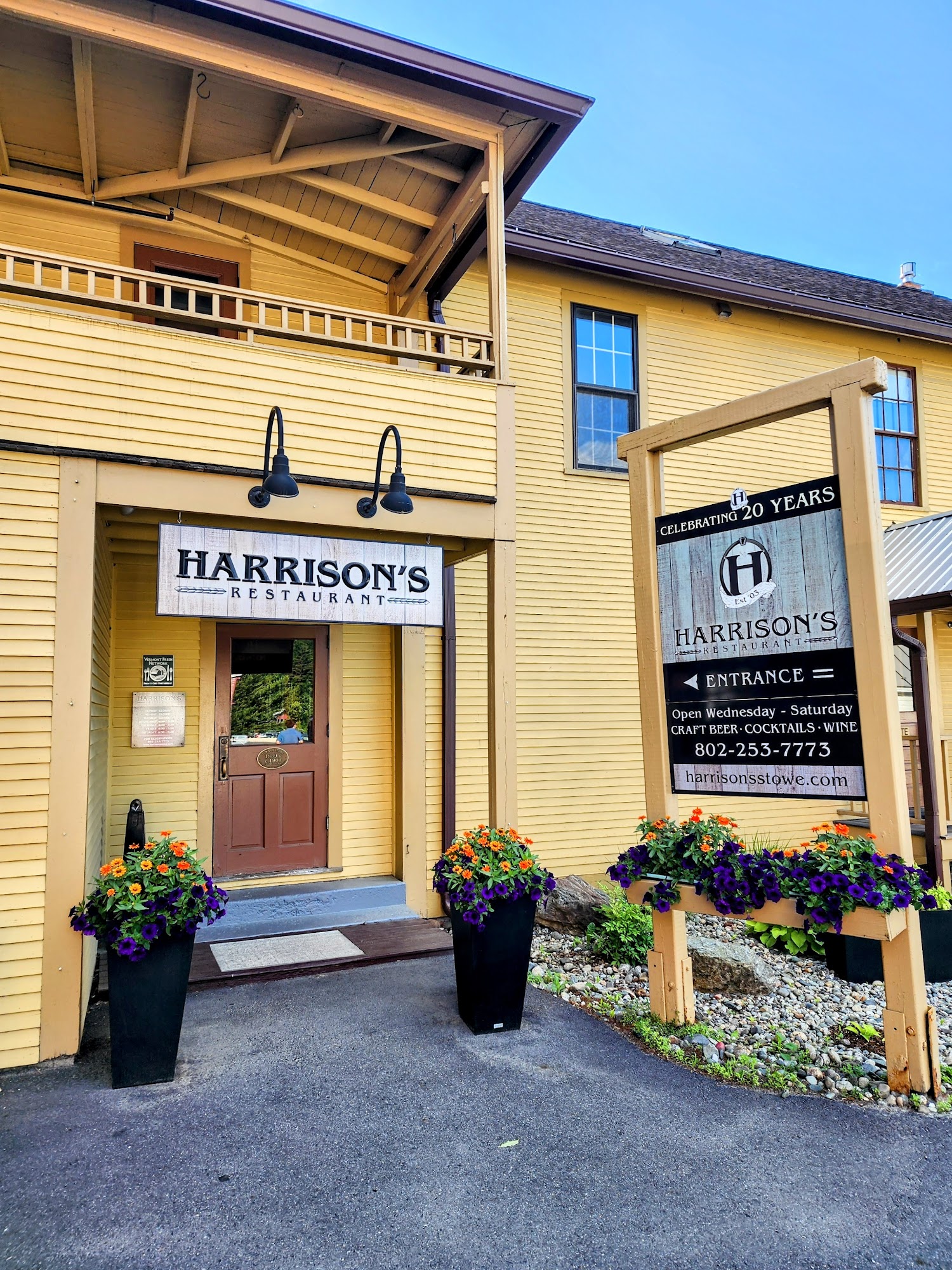 Harrison's Restaurant 25 Main St, Stowe, VT 05672