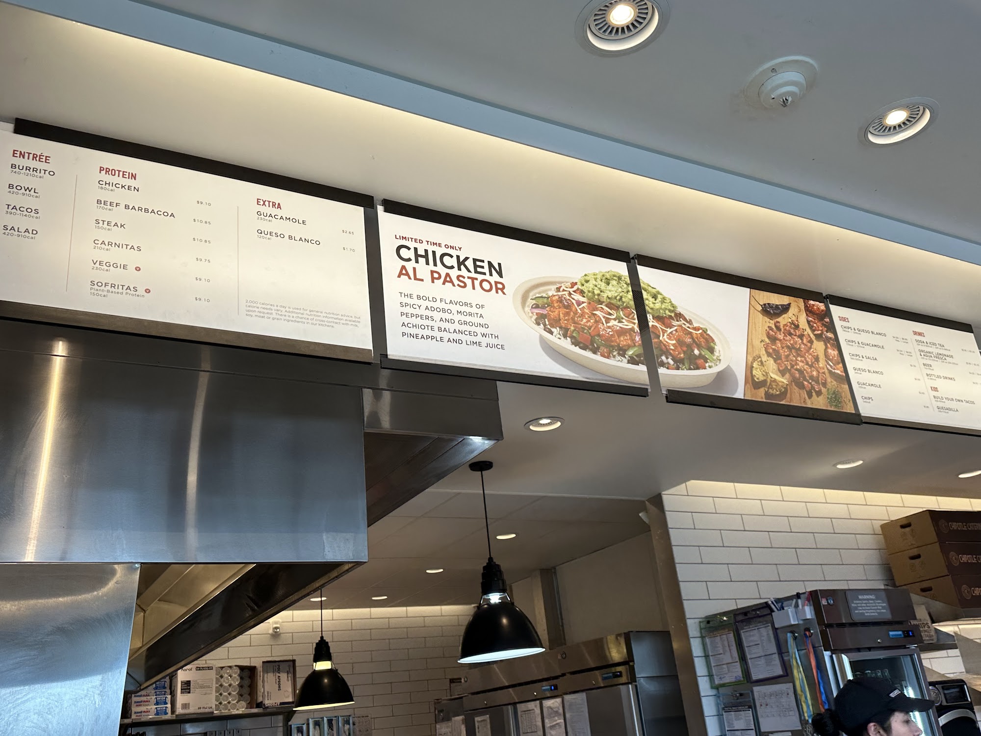 Chipotle Mexican Grill Menu