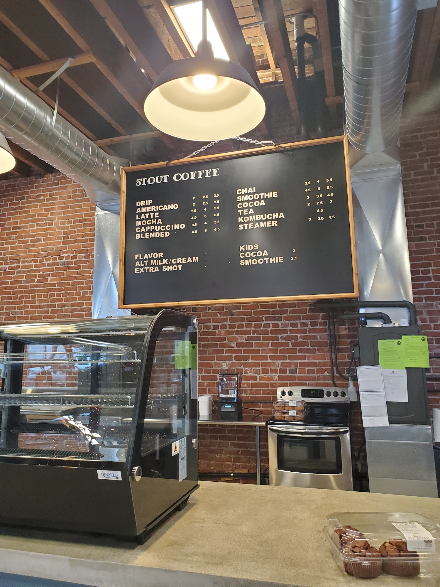 Stout Coffee House Menu