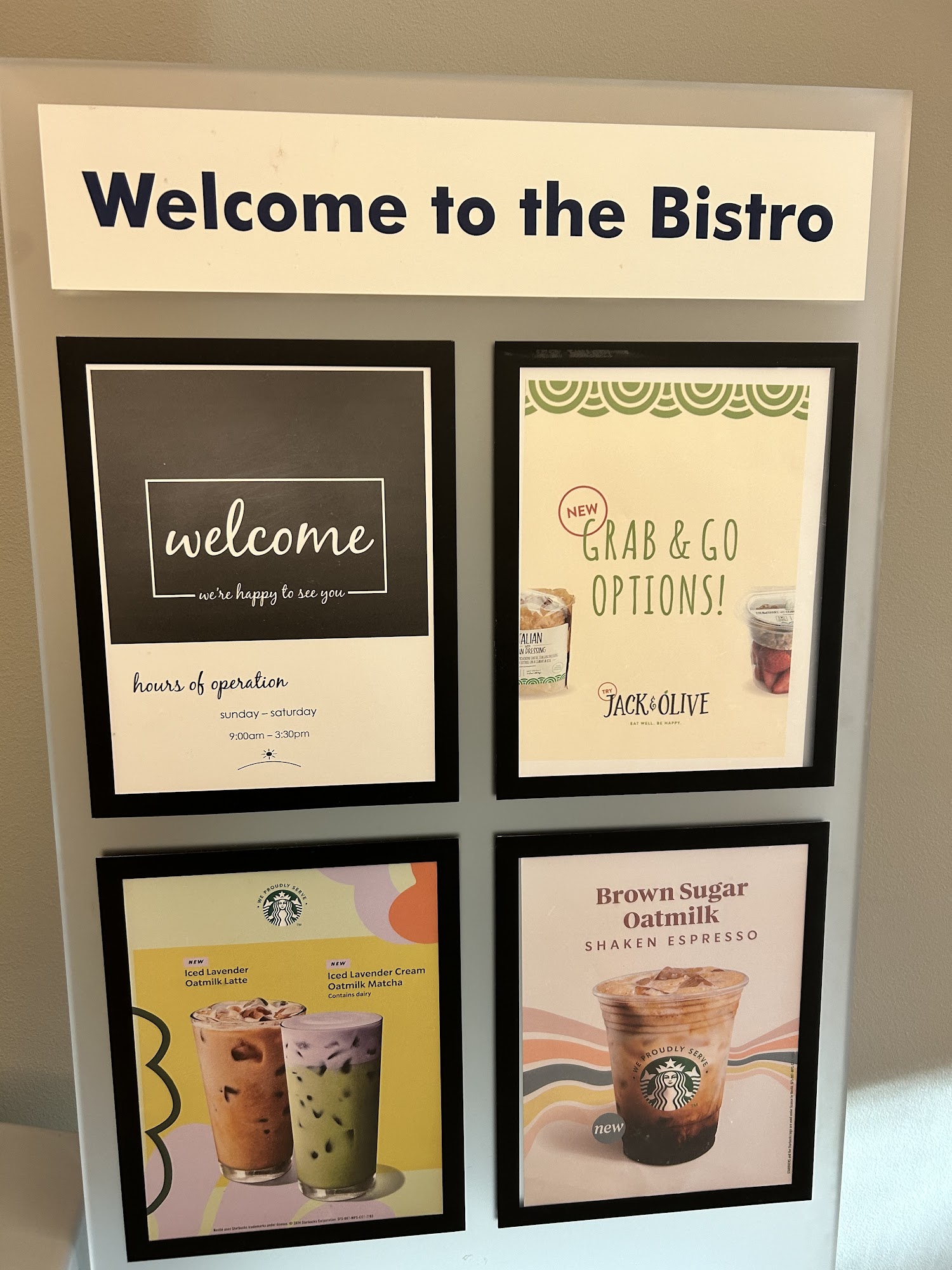 Starbucks Menu