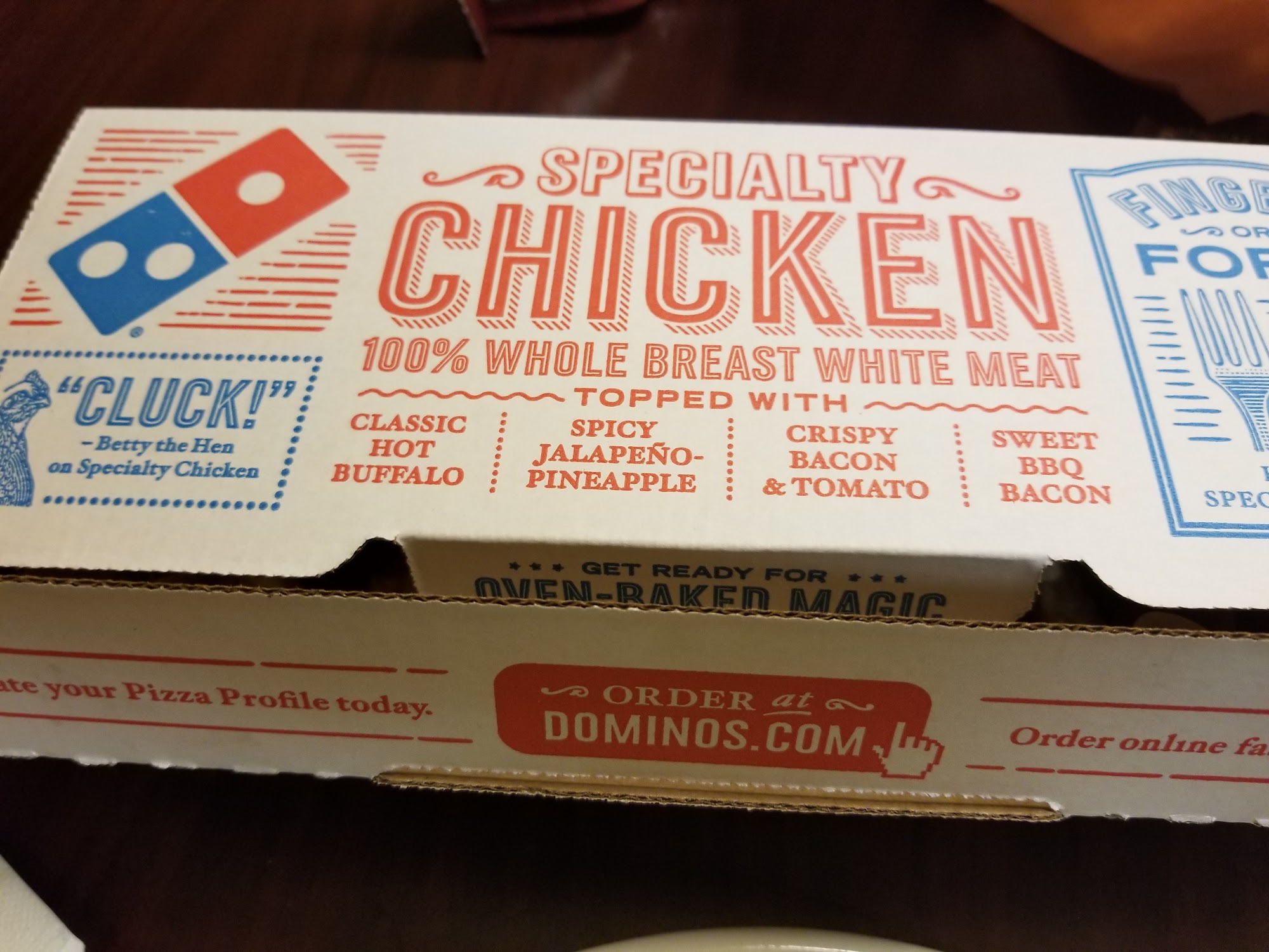 Domino's Pizza Menu