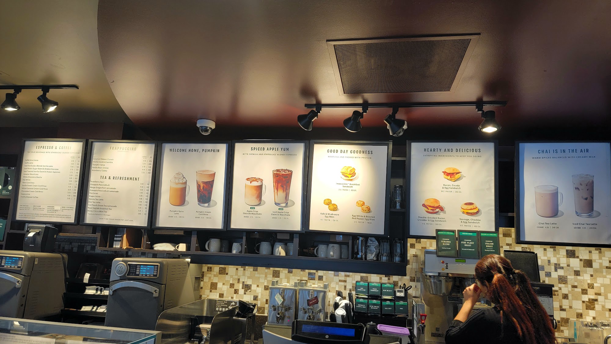 Starbucks Menu